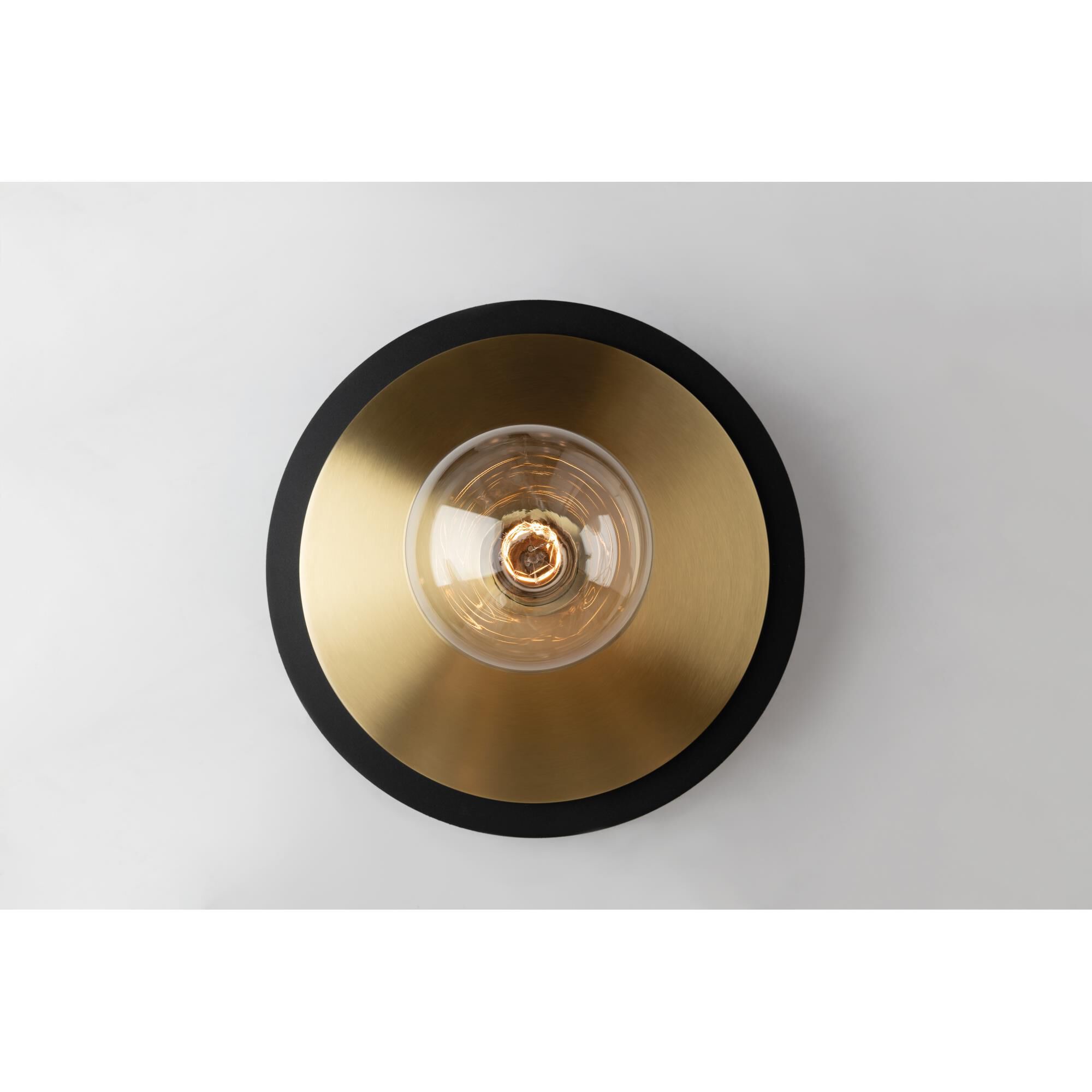 Shown in Aged Brass finish and Black accent