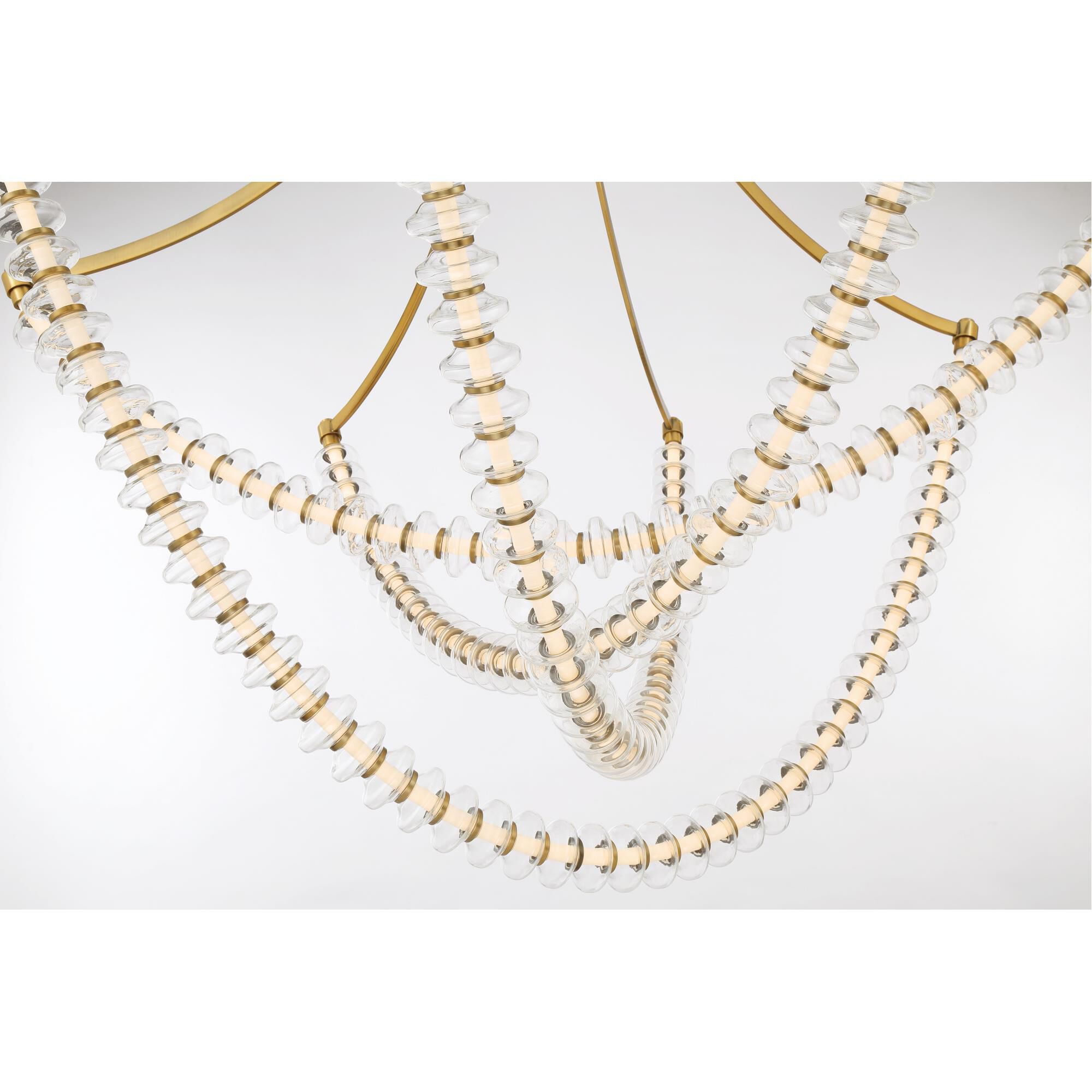 Shown in Legacy Brass finish and Clear glass and Glass shade