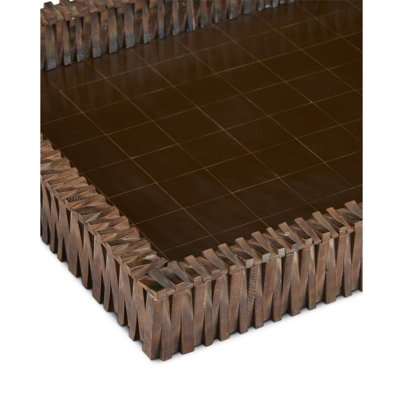 Koa Tray by Currey and Company