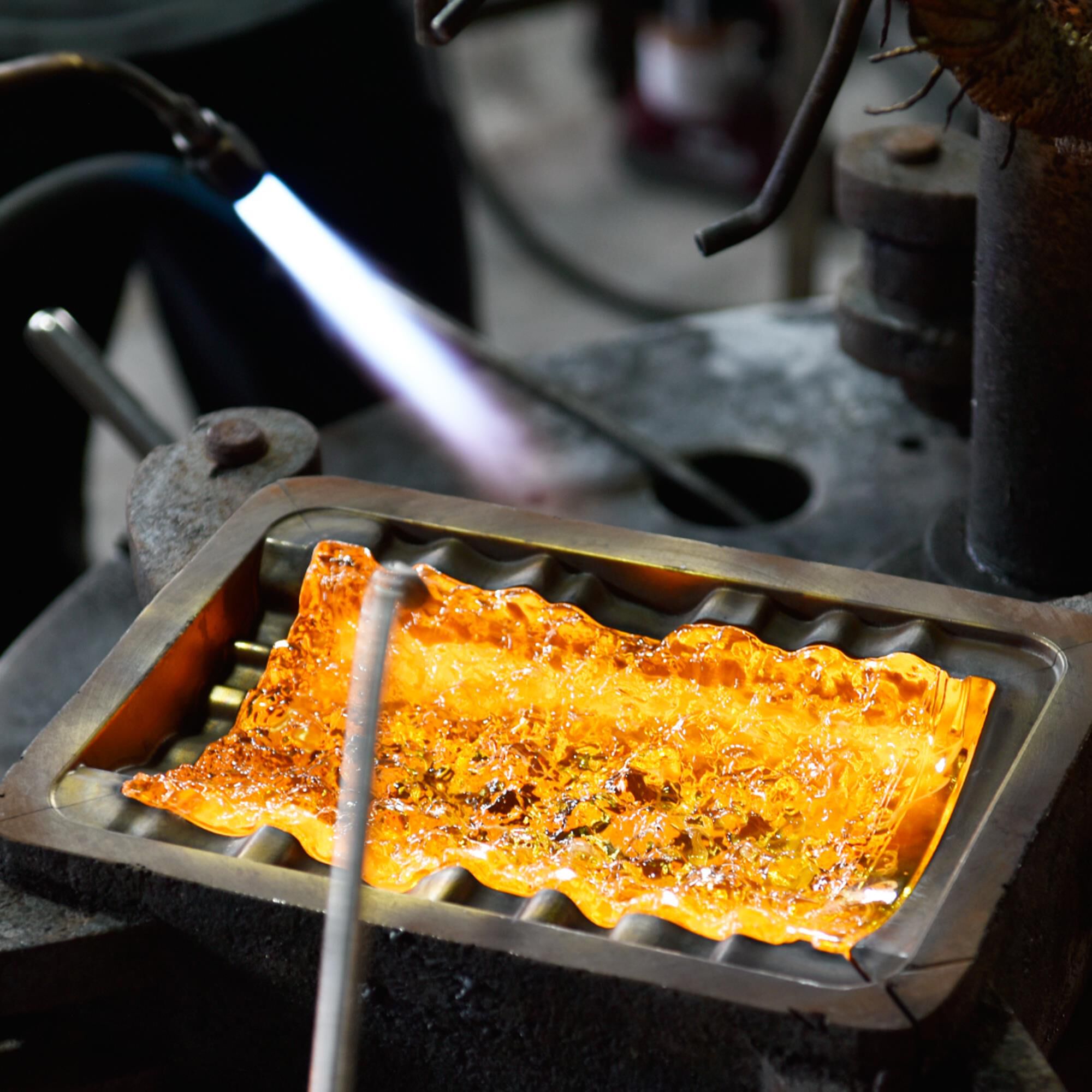 Shown in Brass finish and Clear crystal