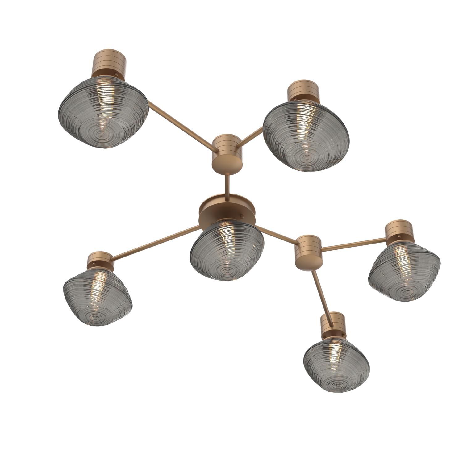 Levi Wilson Mesa 38 Inch Semi Flush Mount by Hammerton Studio
