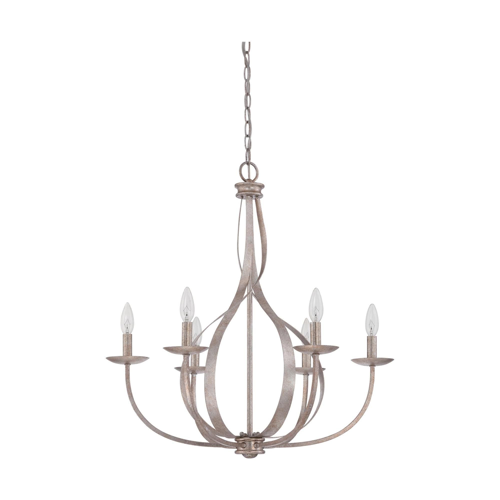 Serenity 26 Inch 6 Light Chandelier by Quoizel