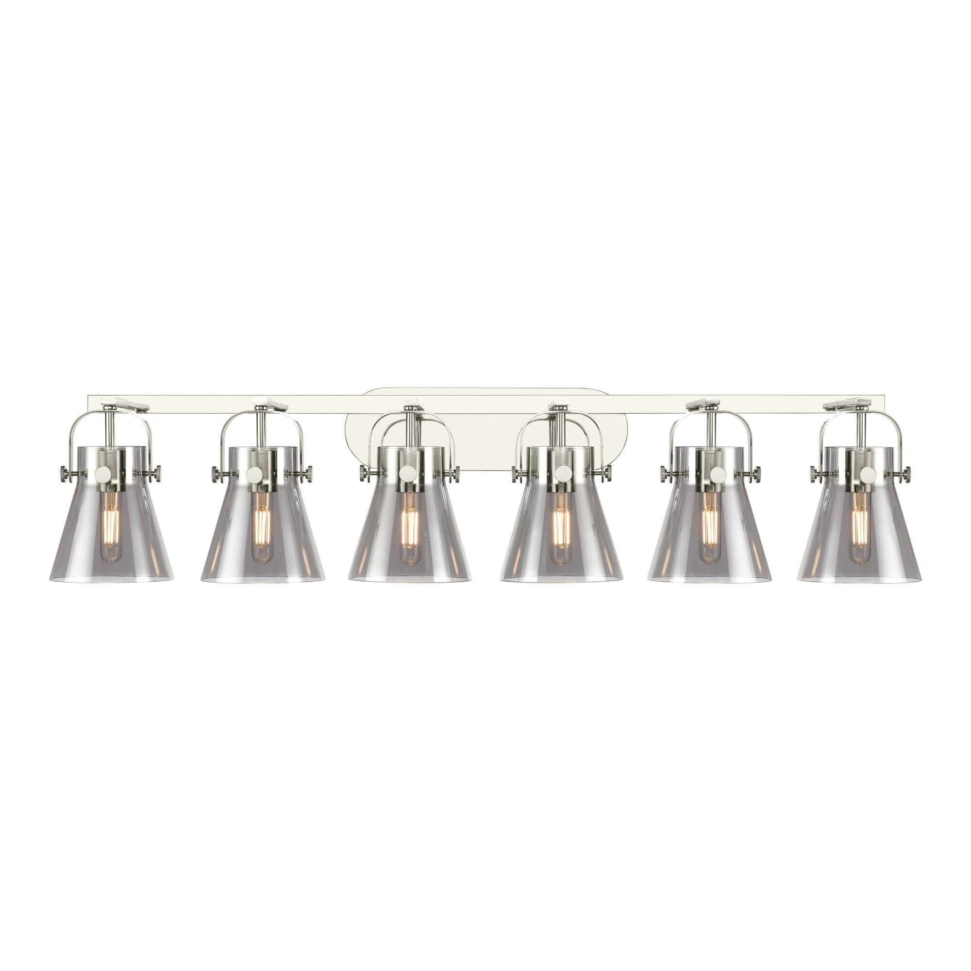Bruno Marashlian Pilaster II Cone 46 Inch Bath Vanity Light by Innovations Lighting