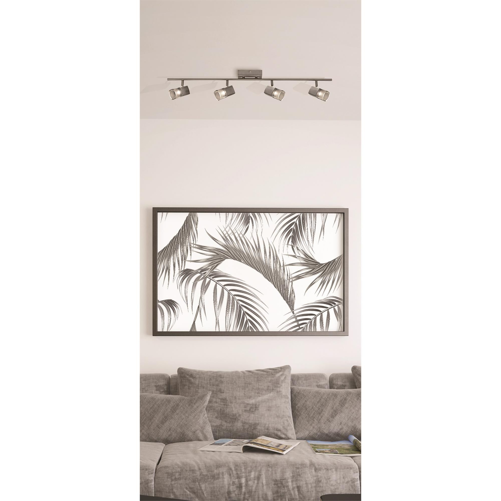 Shown in Satin Nickel finish and Frosted Clear glass and No Accent accent