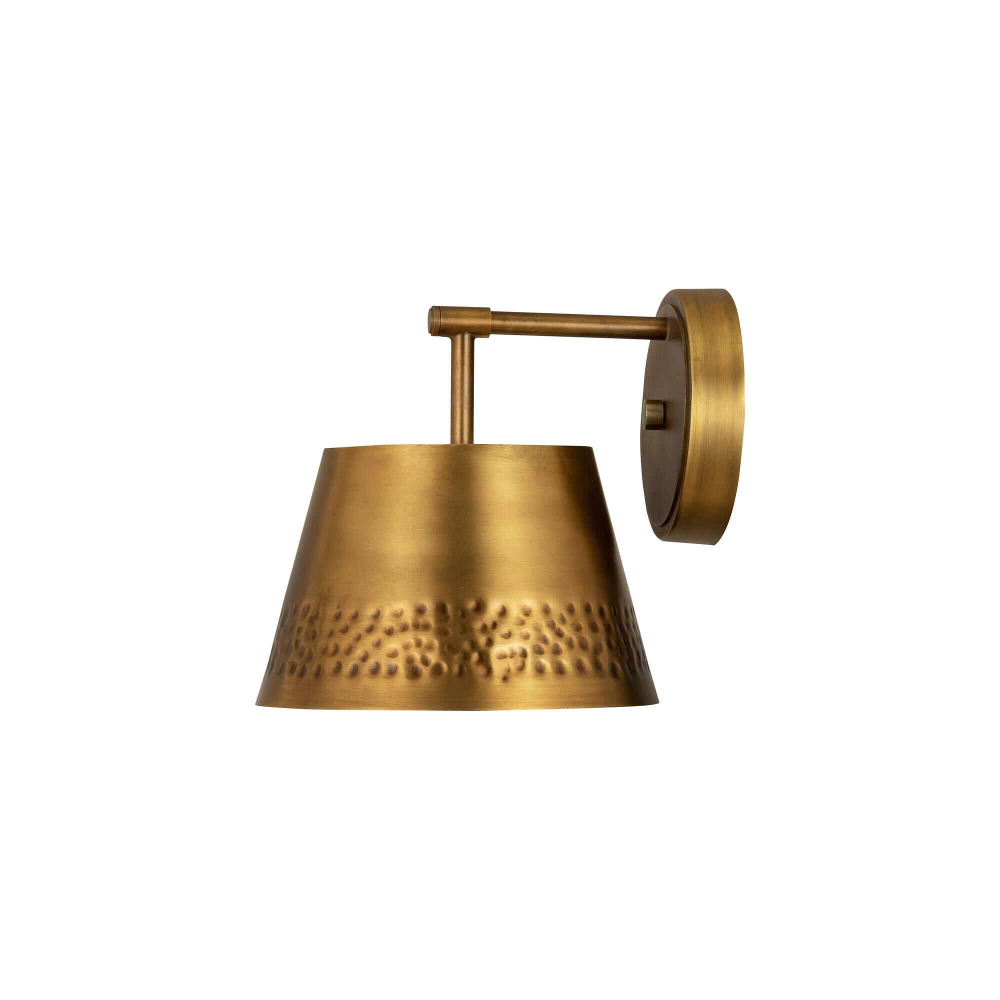 Shown in Rubbed Brass finish and Iron glass and Iron shade