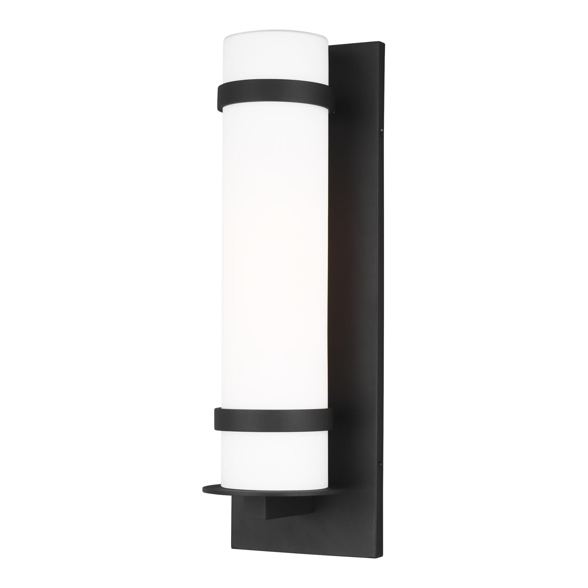 Shown in Black finish and Etched Opal glass and Etched Opal Glass shade