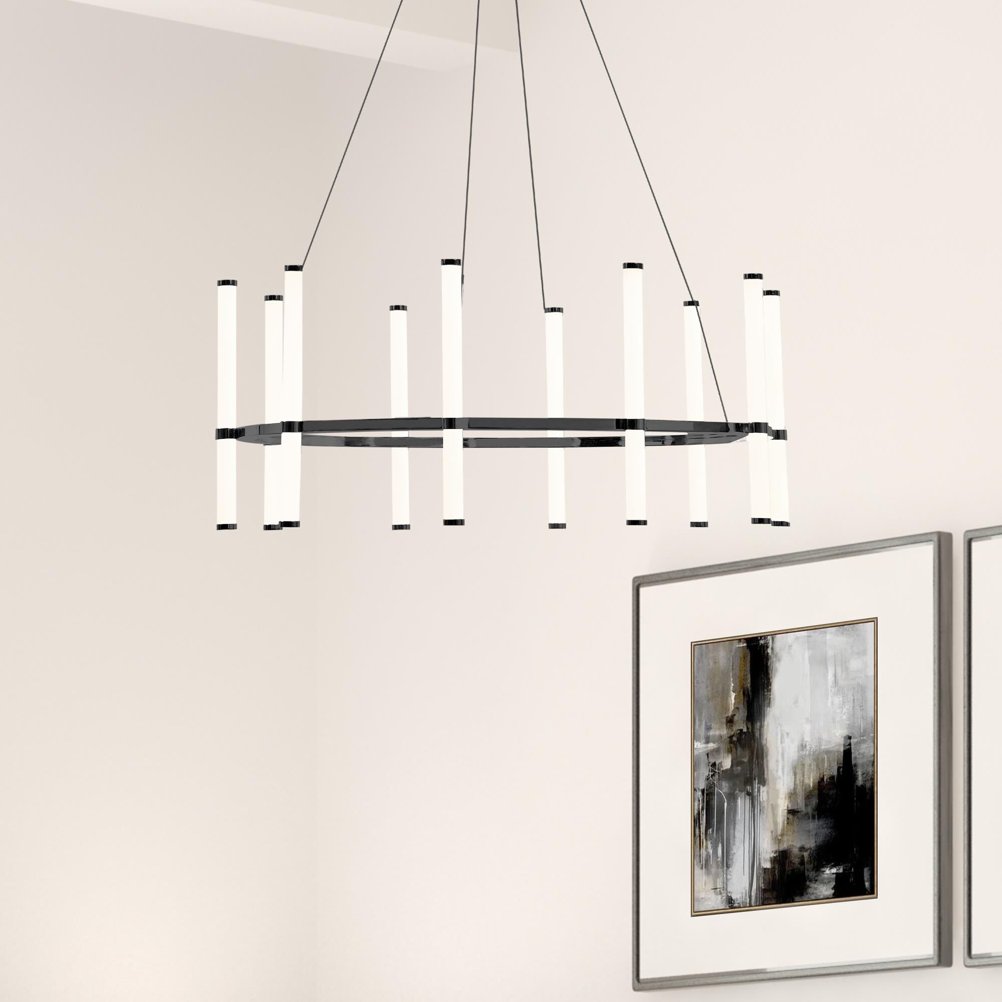 Shown in Black and White finish