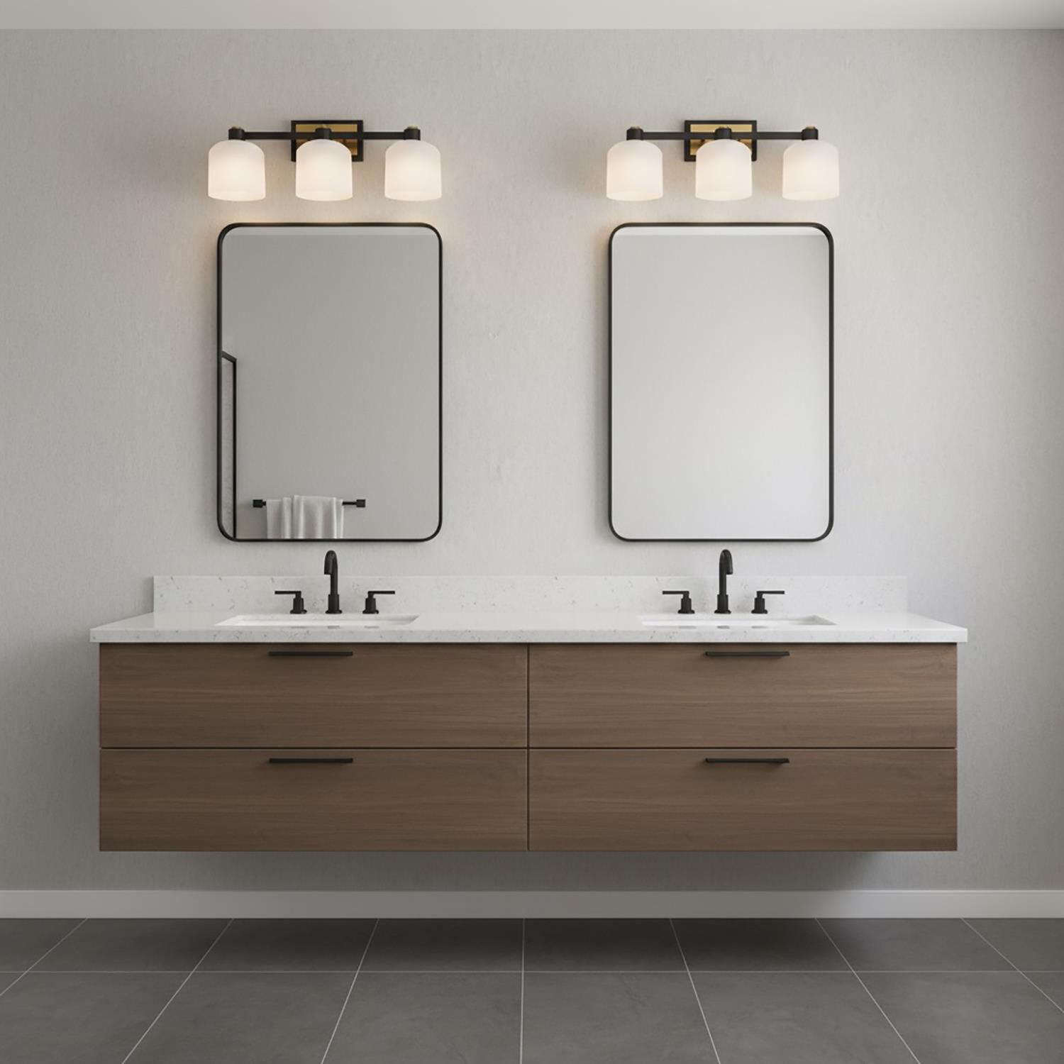 Lighting Pulse Lyndon 24 Inch 3 Light Bath Vanity Light by Artcraft