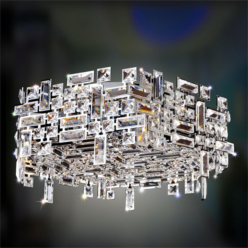 Vermeer 24 Inch 6 Light Flush Mount by Allegri