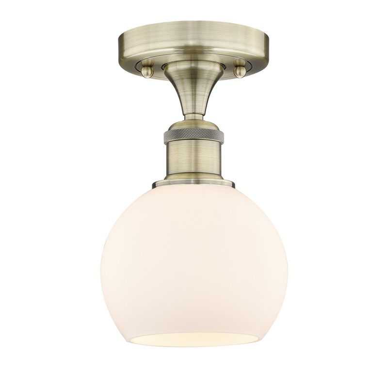 Bruno Marashlian Athens 6 Inch 1 Light Semi Flush Mount by Innovations Lighting