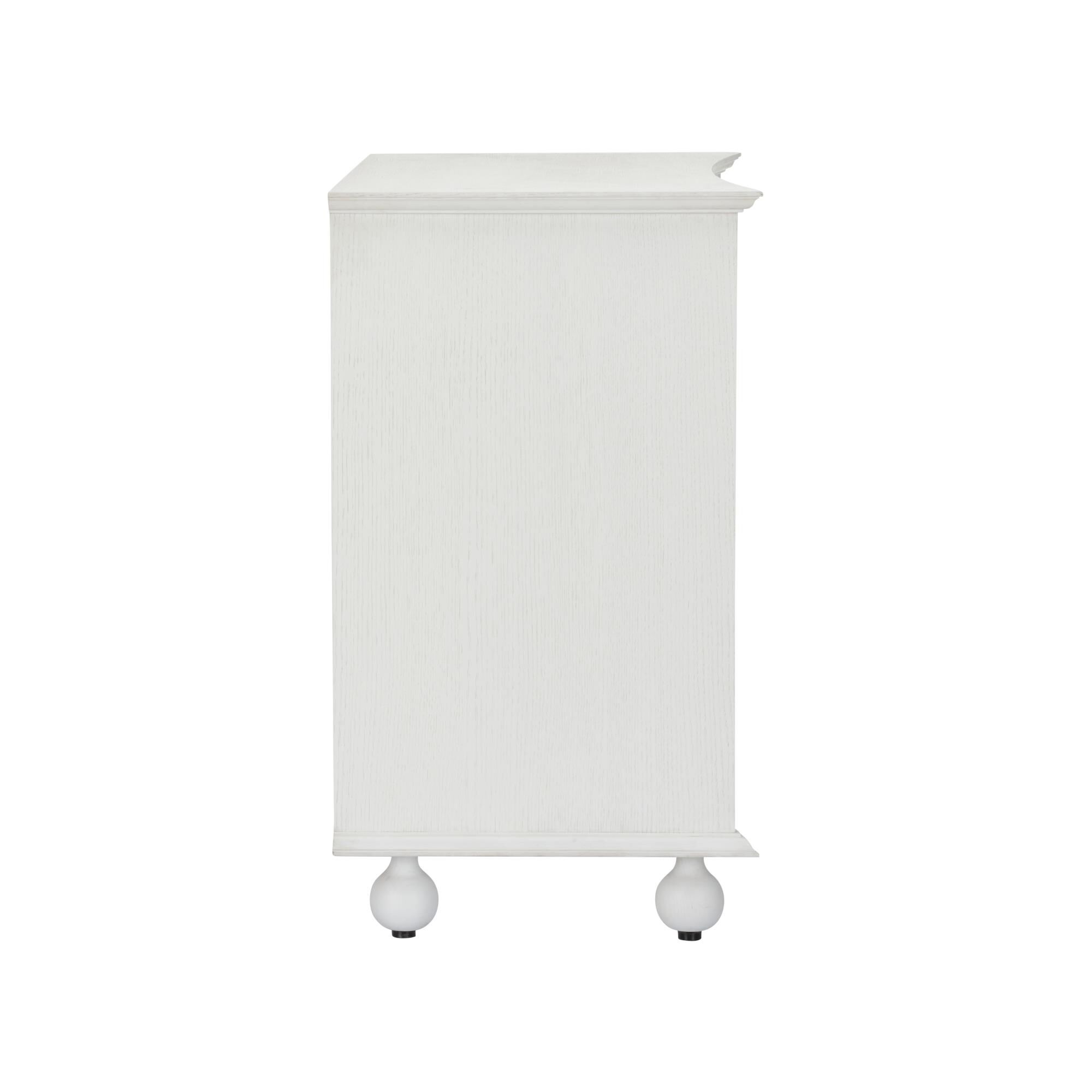 Shown in White and Cream finish