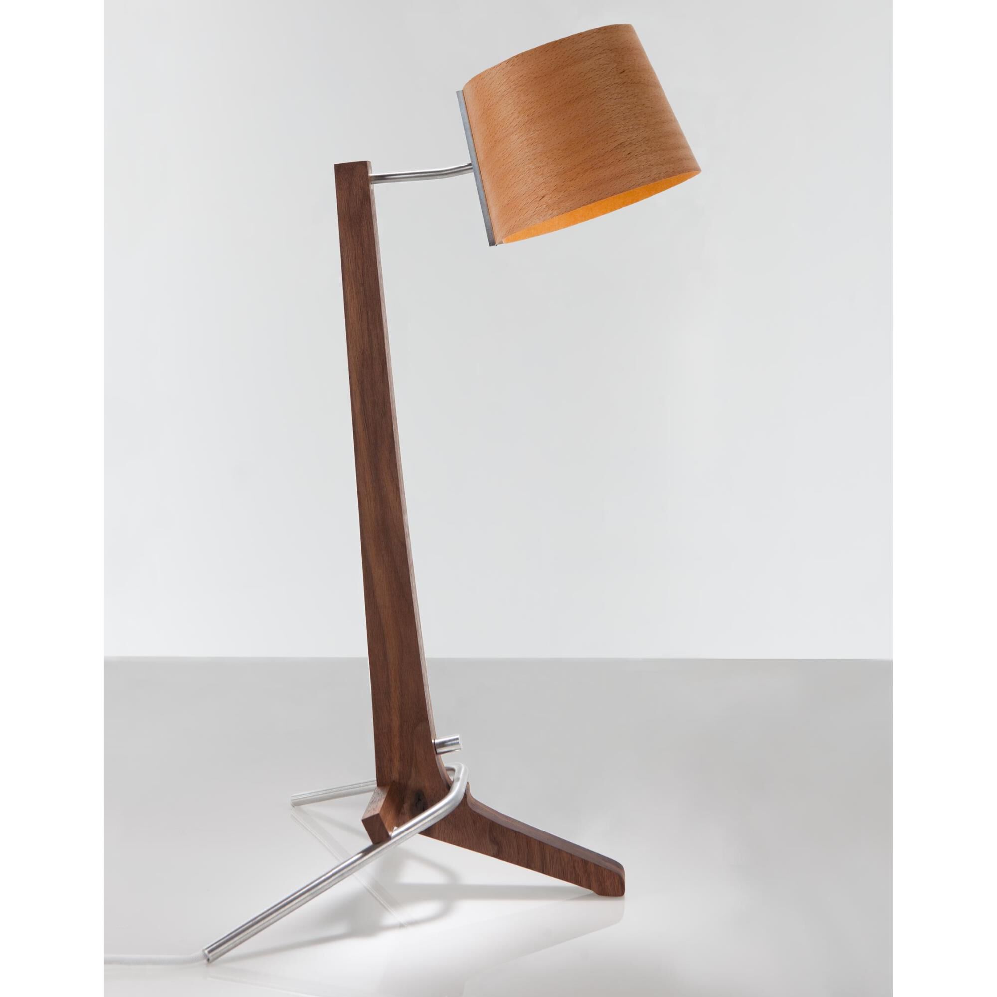 Shown in Walnut finish and Beech shade