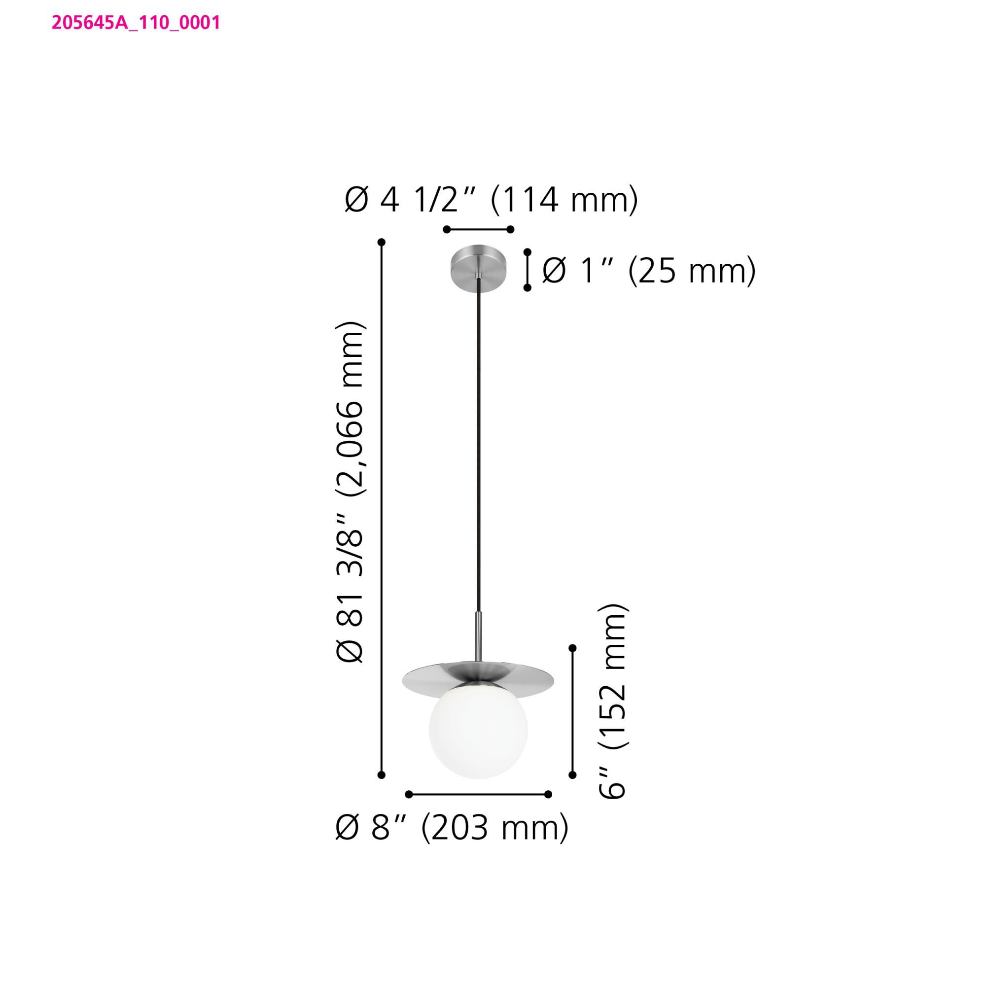 Eglo Lighting Arenales 10 Inch Mini Pendant