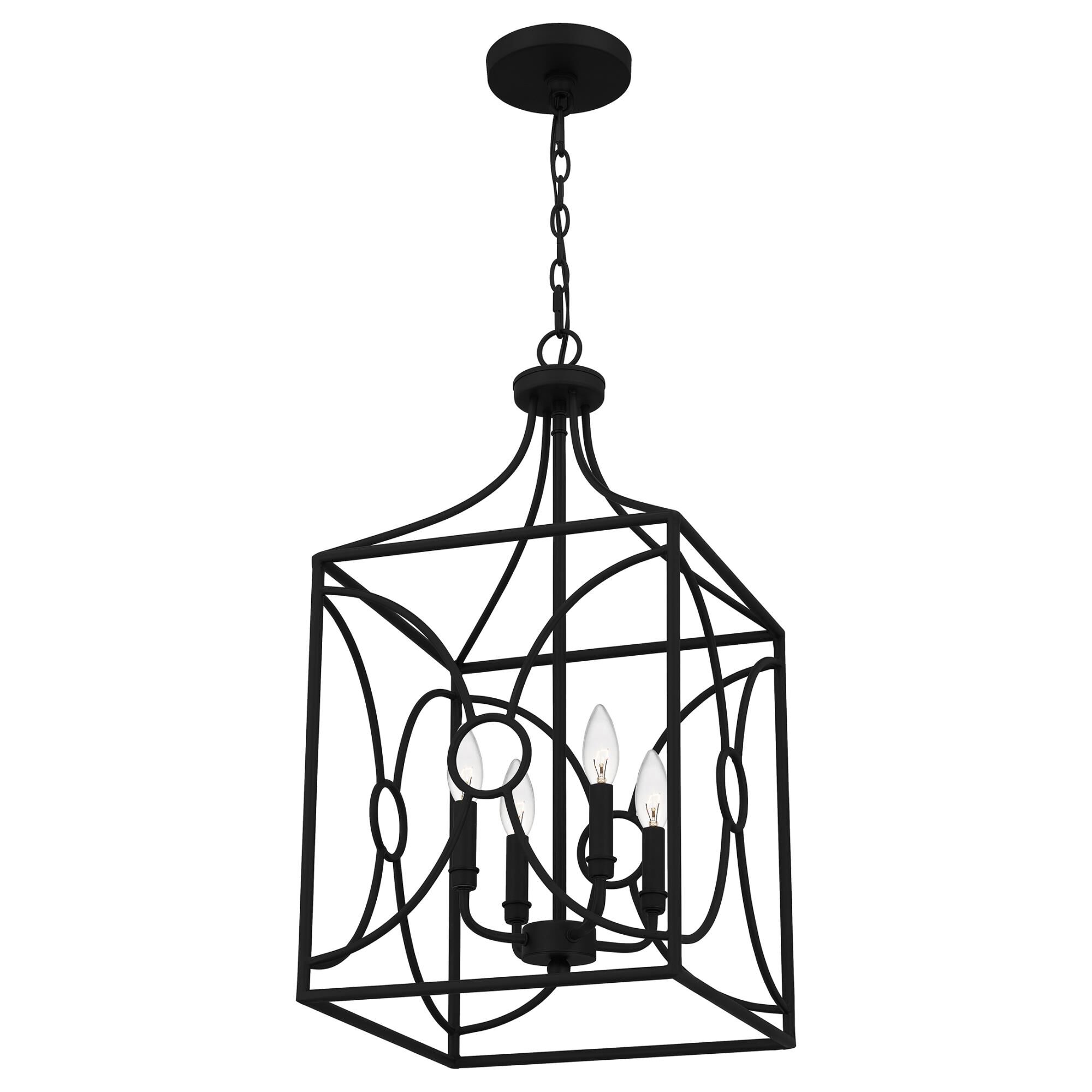 Grenelle 14 Inch Cage Pendant by Quoizel