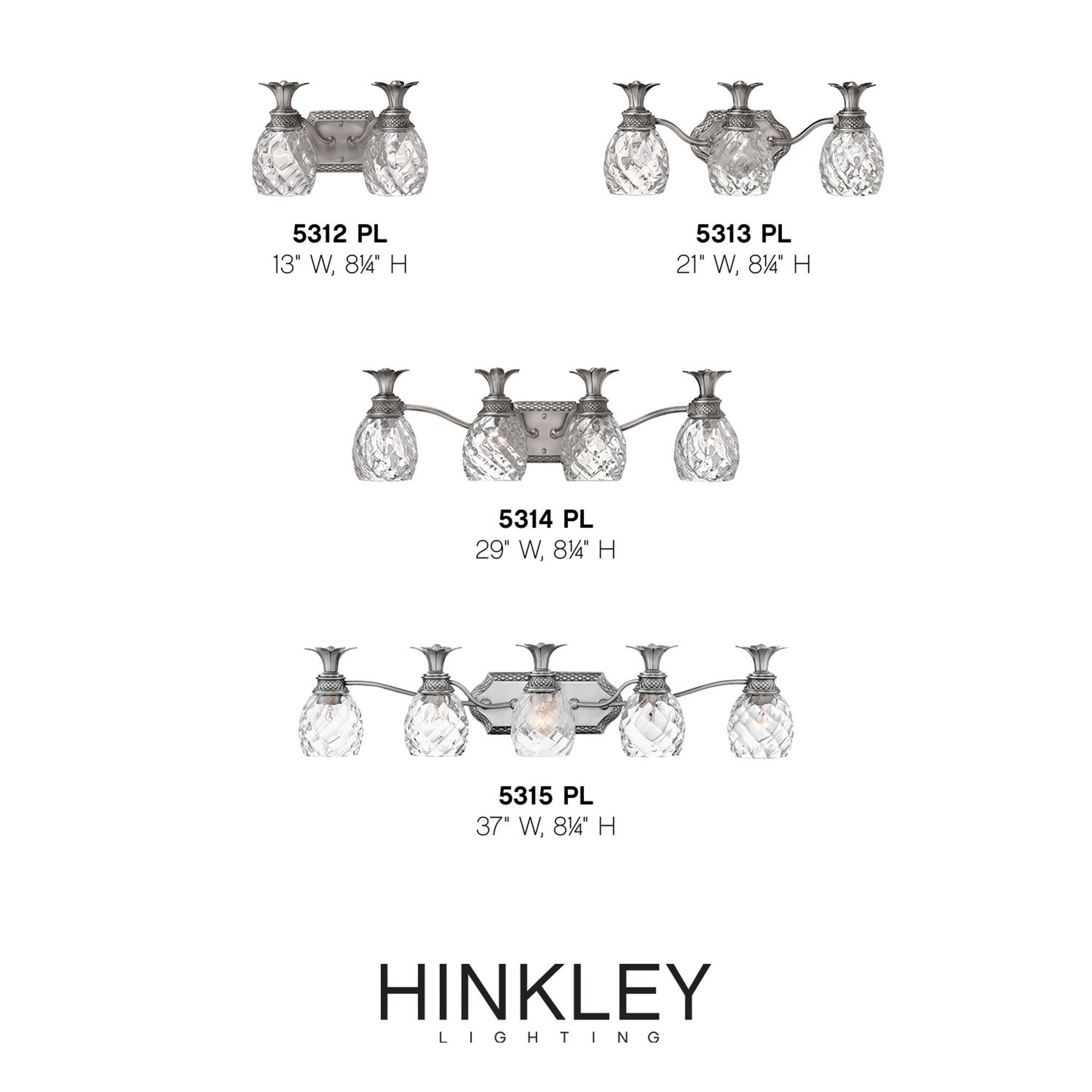 Shown in Polished Antique Nickel finish and Clear Optic glass