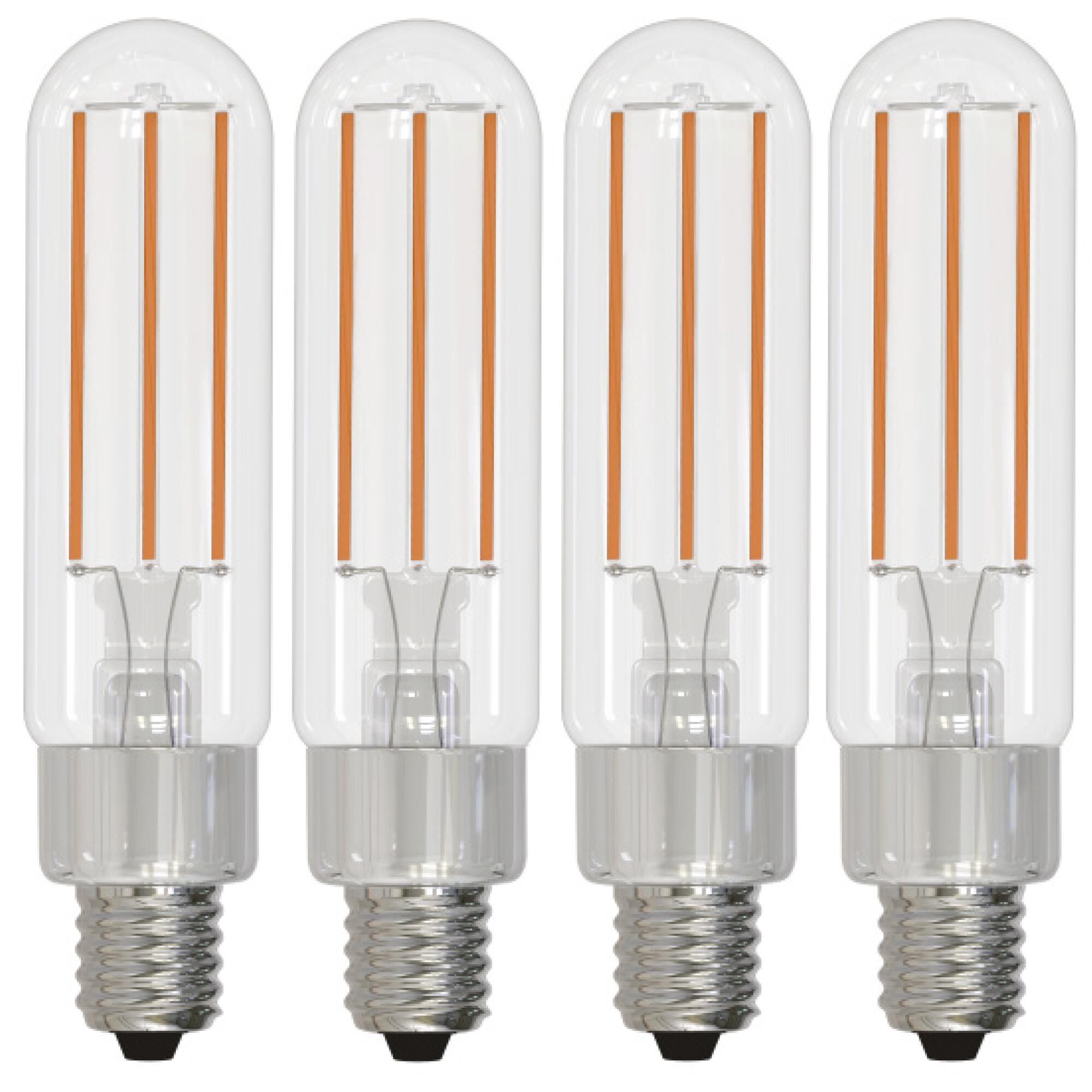 Dimmable 4.5 Watt 2700K T6 LED Light Bulb,