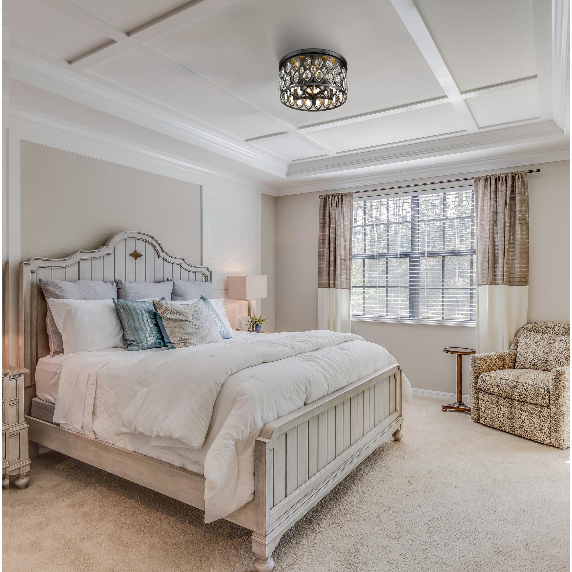 Dealey 18 Inch 5 Light Flush Mount by Z-Lite