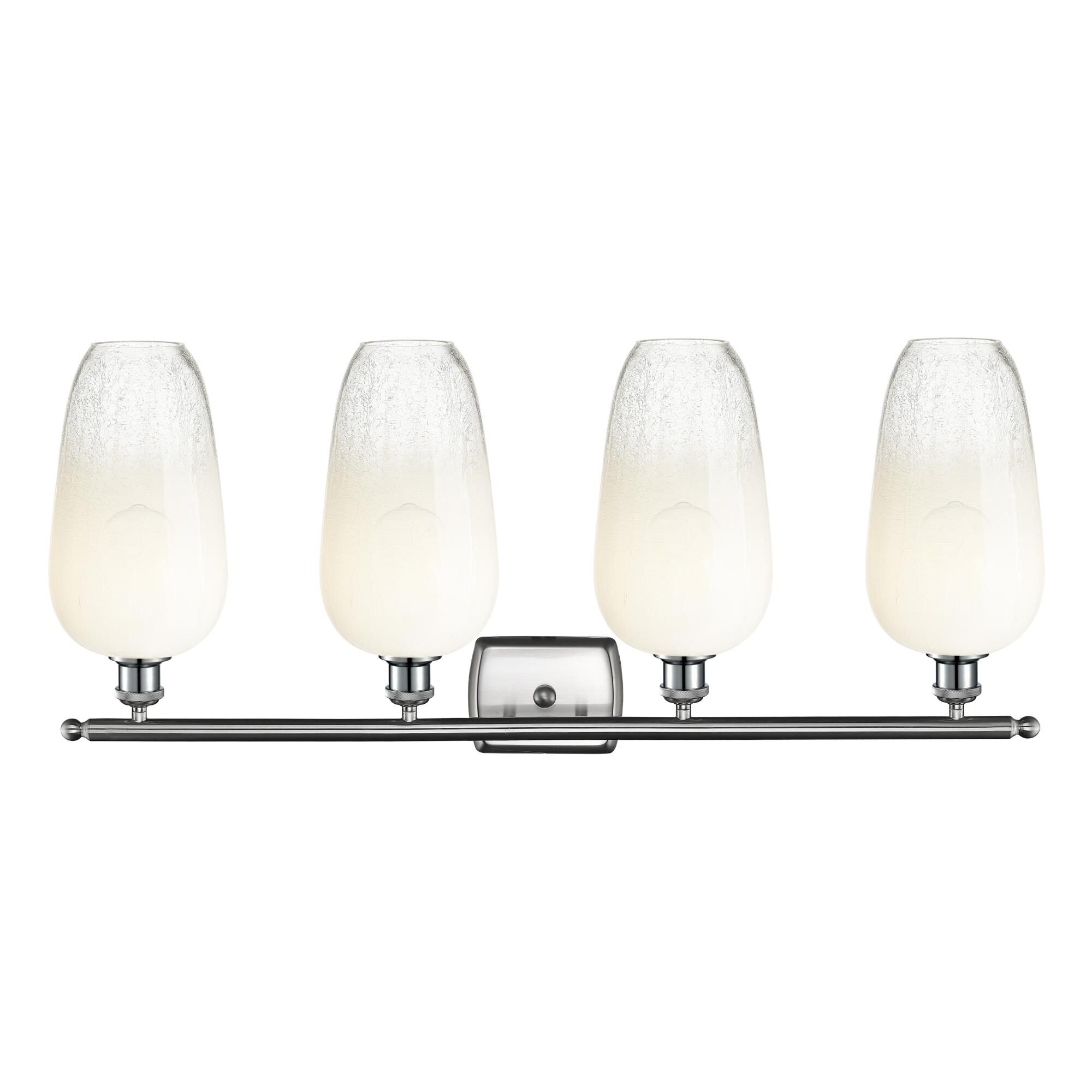 Shown in Brushed Satin Nickel finish and Opal glass