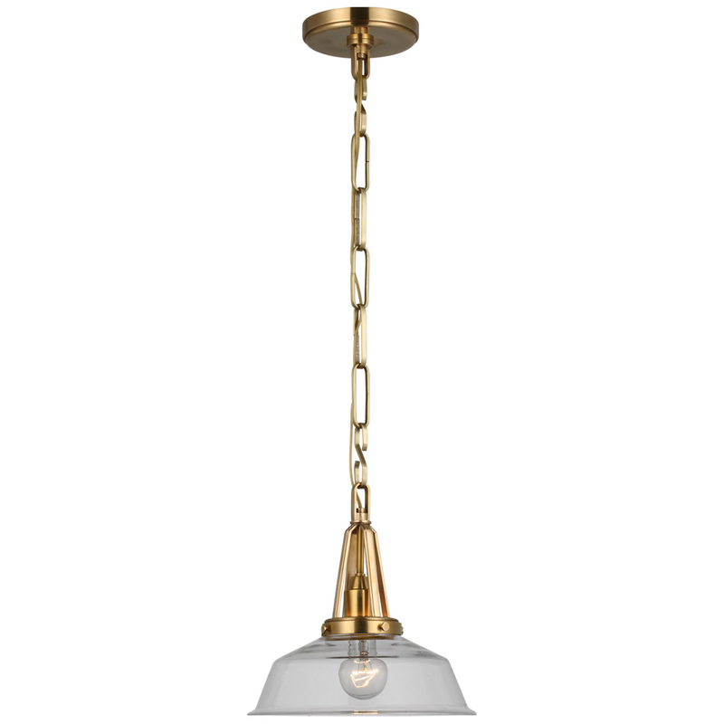 Visual Comfort Signature Collection Chapman & Myers Layton 10 Inch Mini Pendant