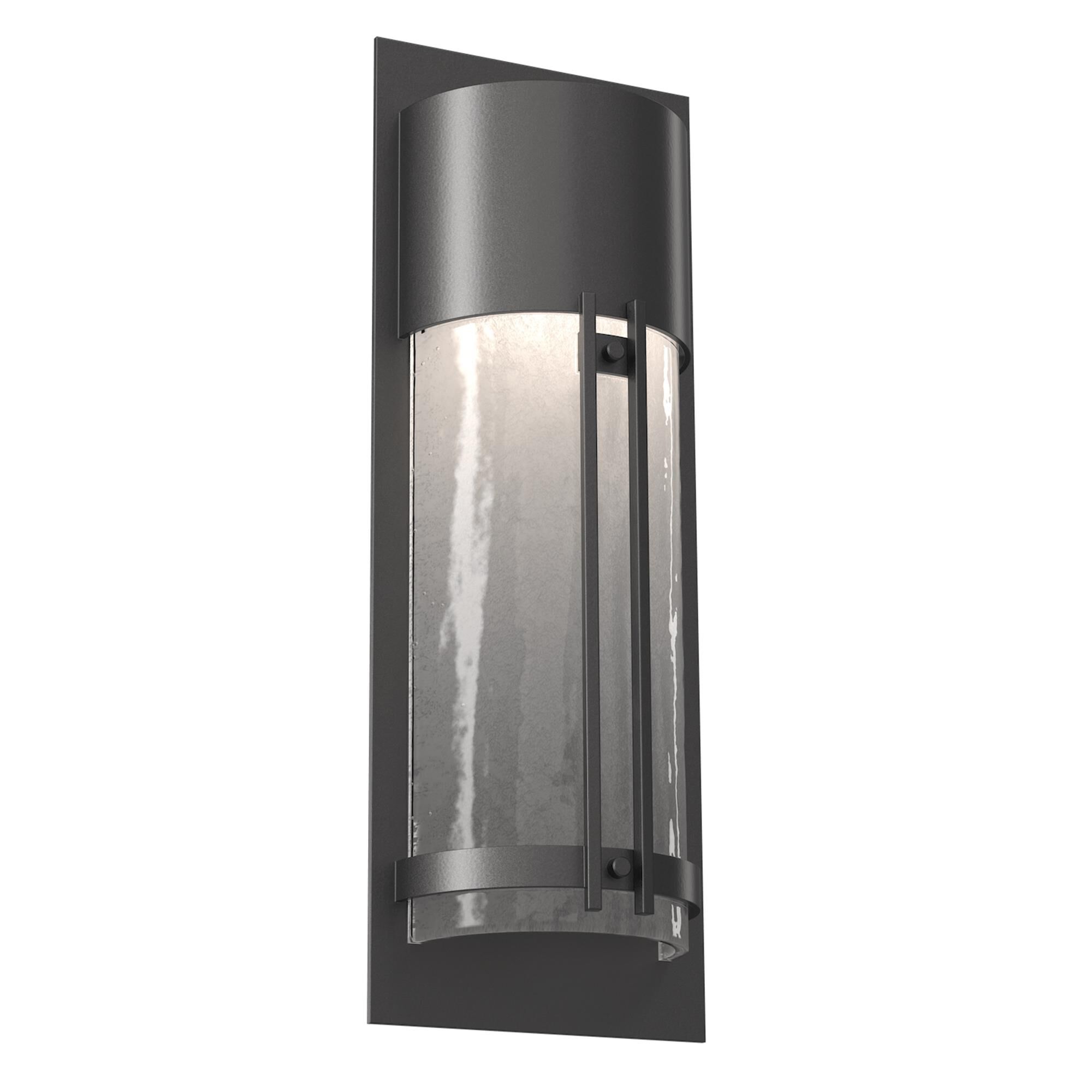 Shown in Argento Grey finish and Frosted Granite glass