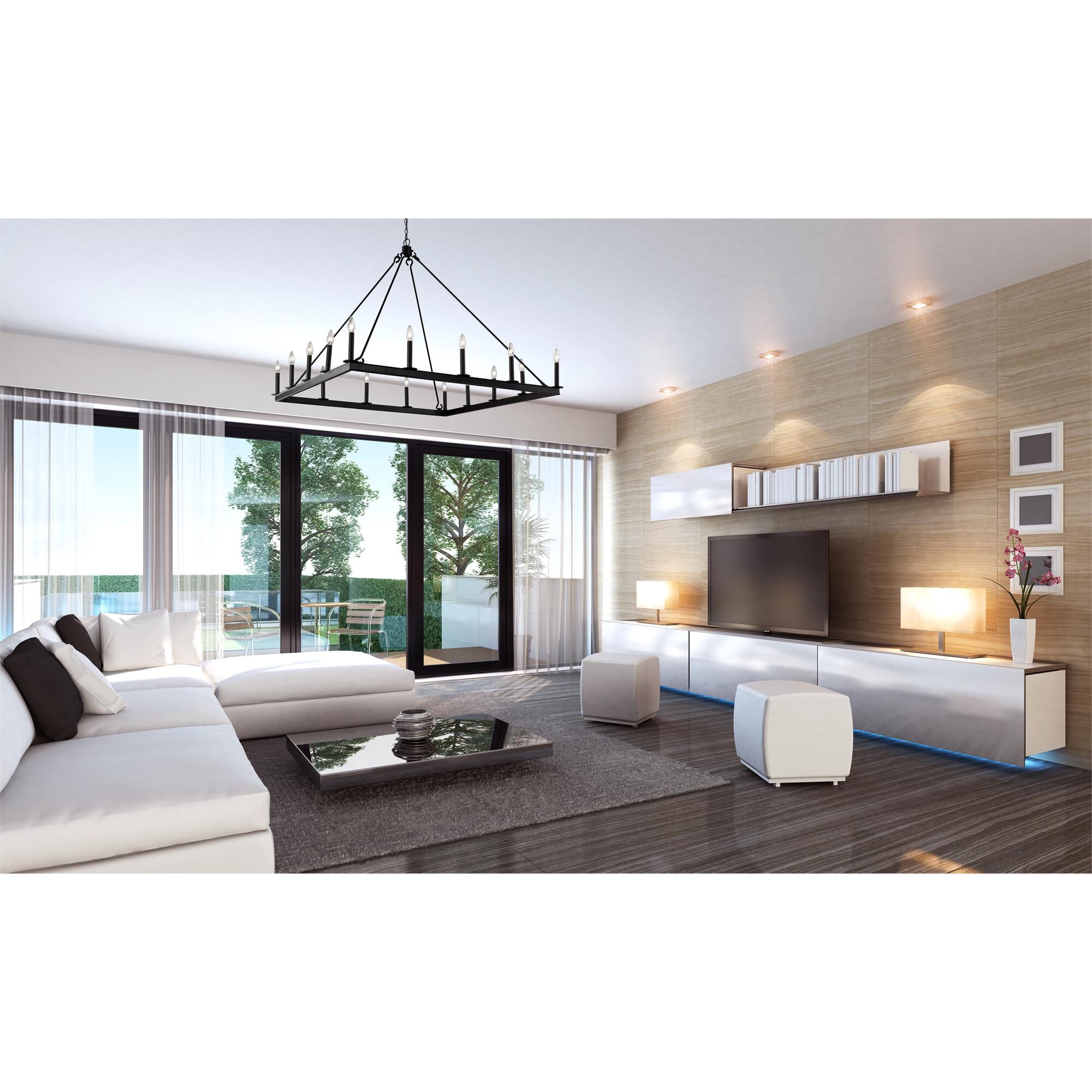 Barclay 45 Inch 16 Light Chandelier by Z-Lite