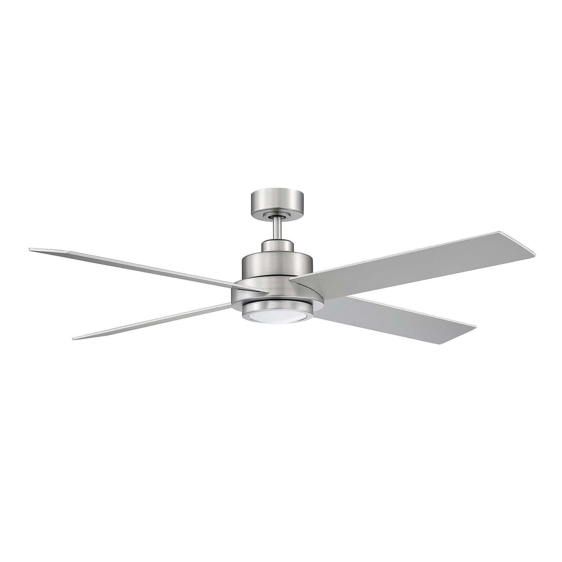 Shown in Brushed Nickel finish and White glass