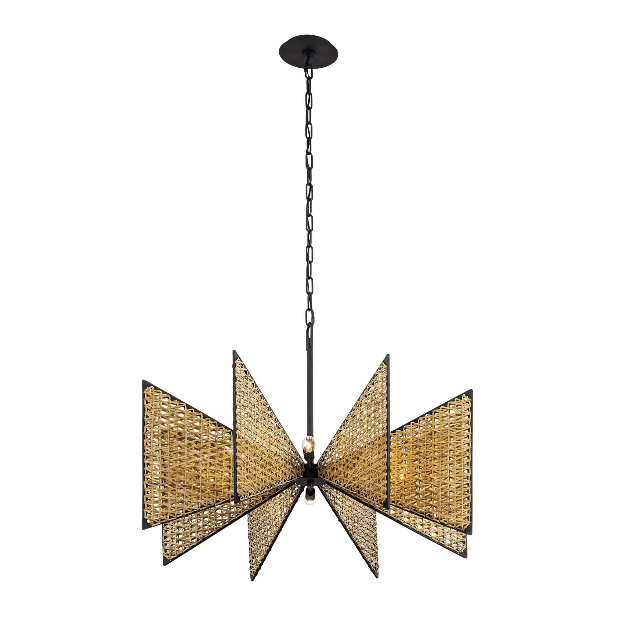 Machina 32 Inch 8 Light Chandelier by Varaluz