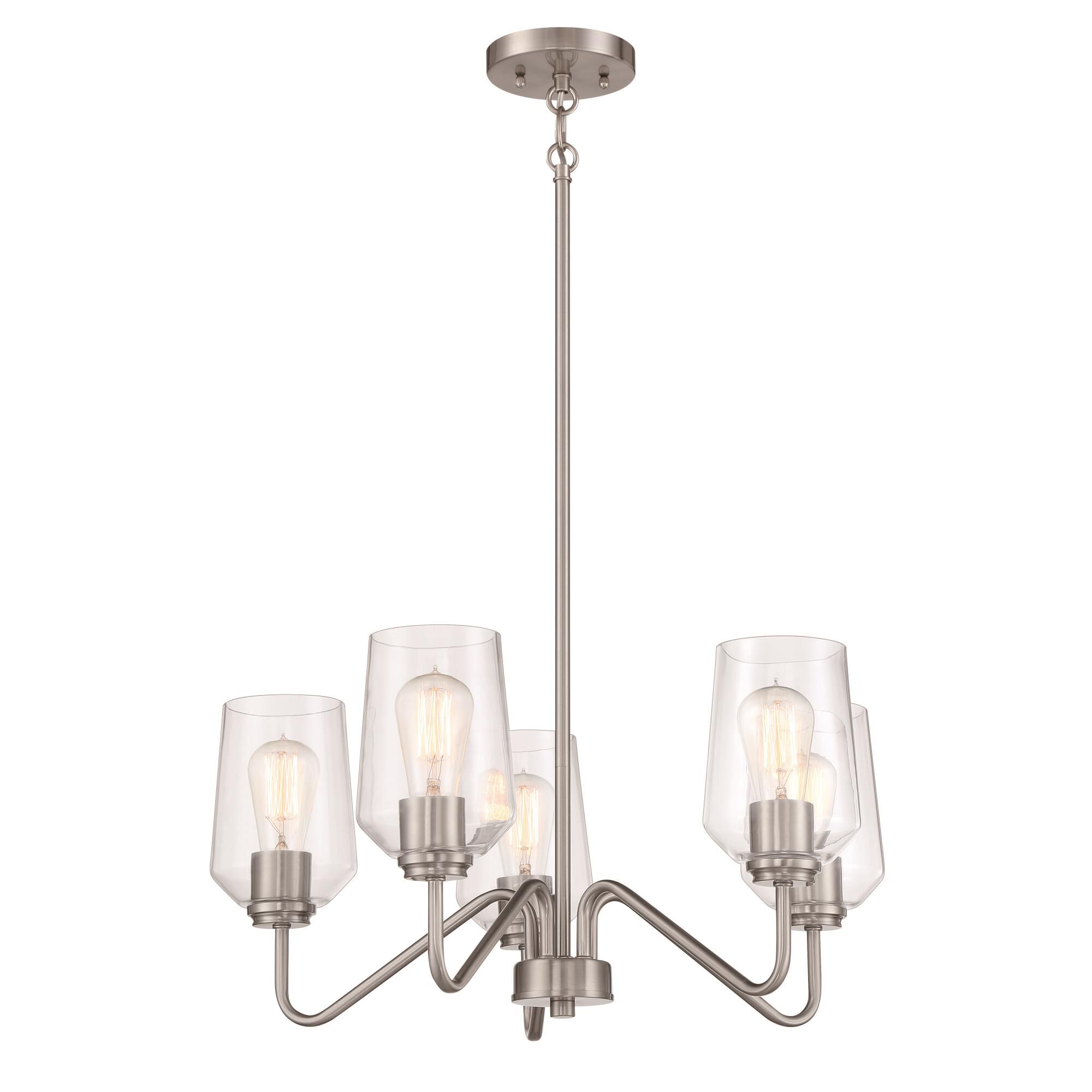Shayna 23 Inch 5 Light Chandelier by Craftmade