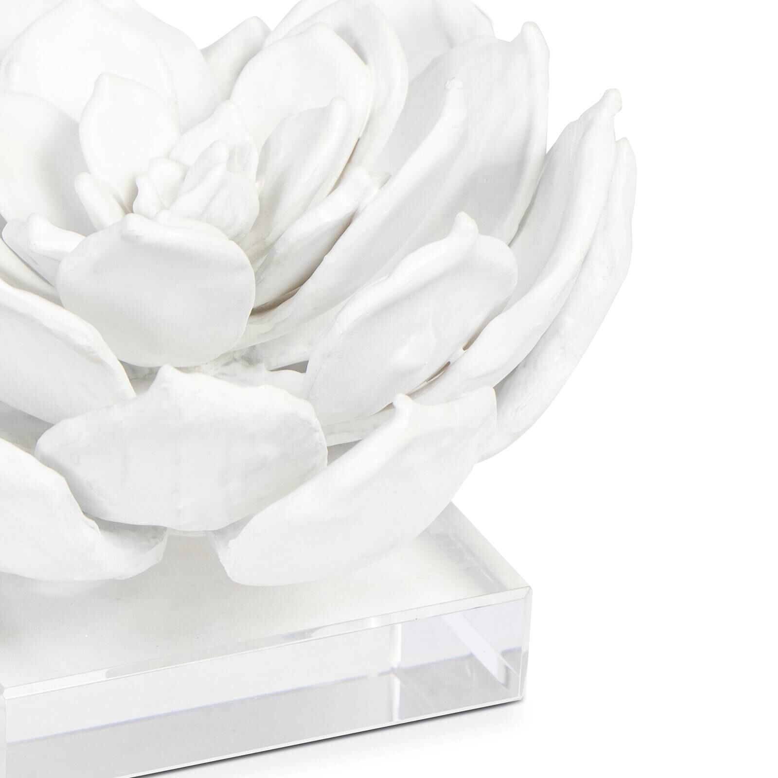 Shown in White finish and - None - shade