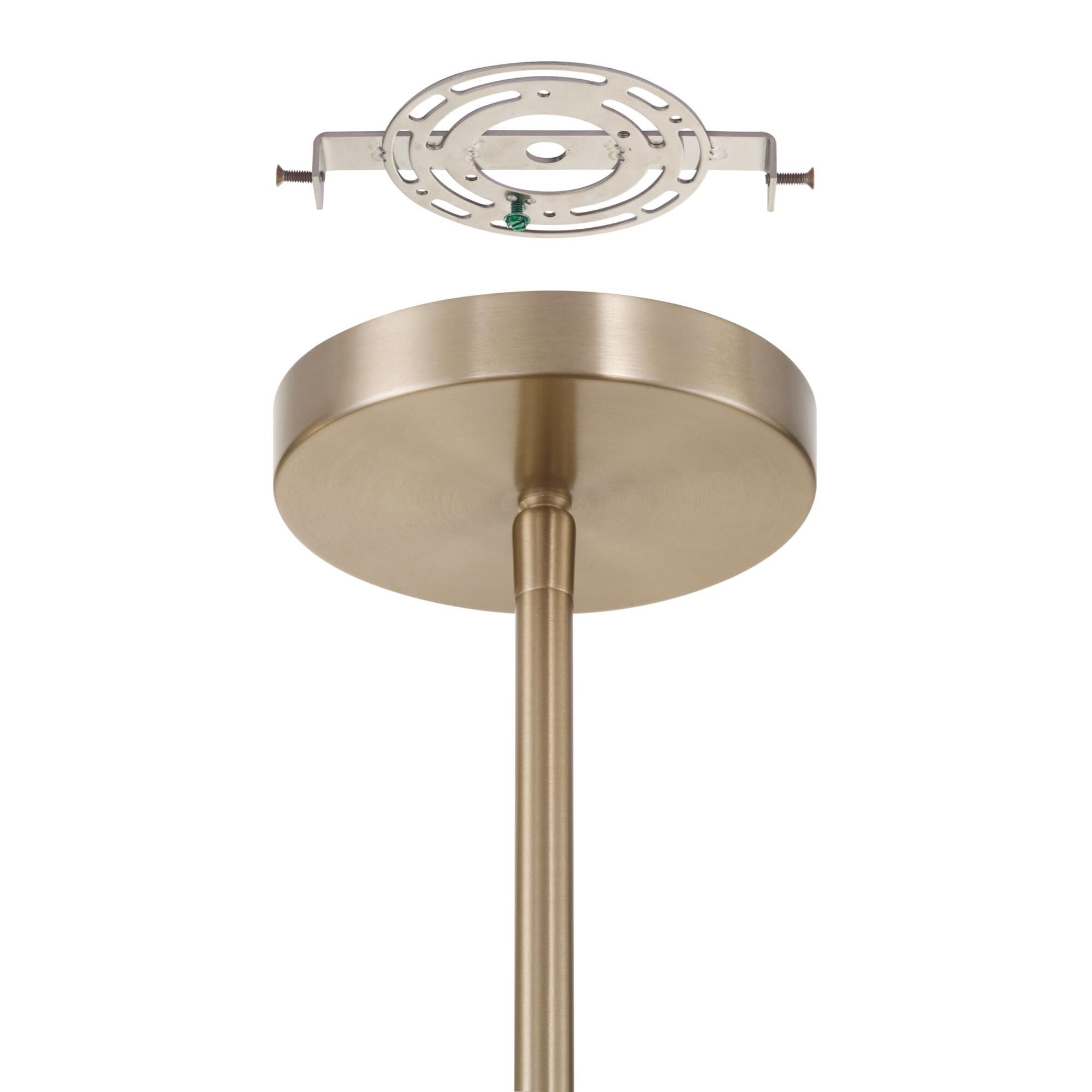 Shown in Champagne Gold finish and Clear Water glass