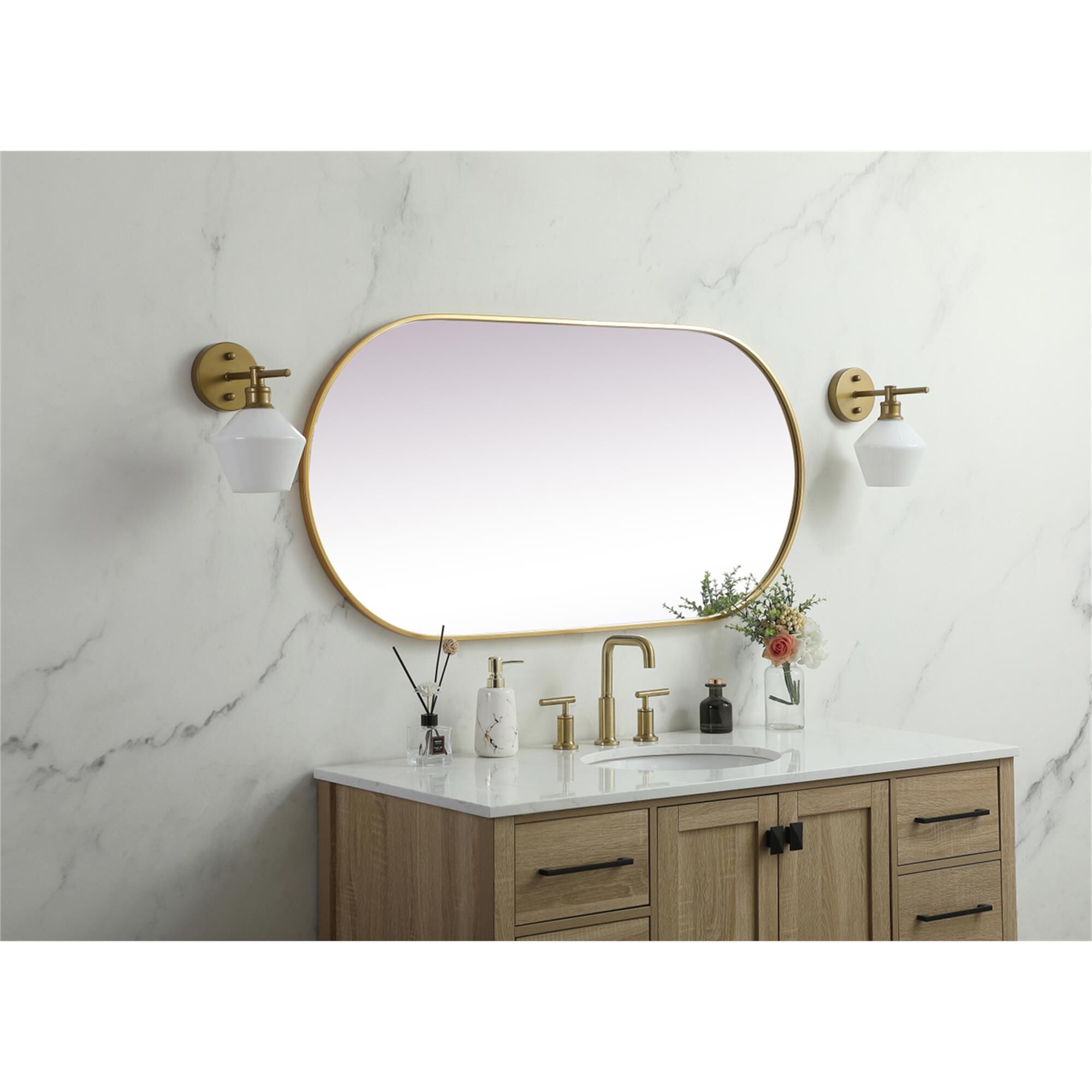 Shown in Brass finish