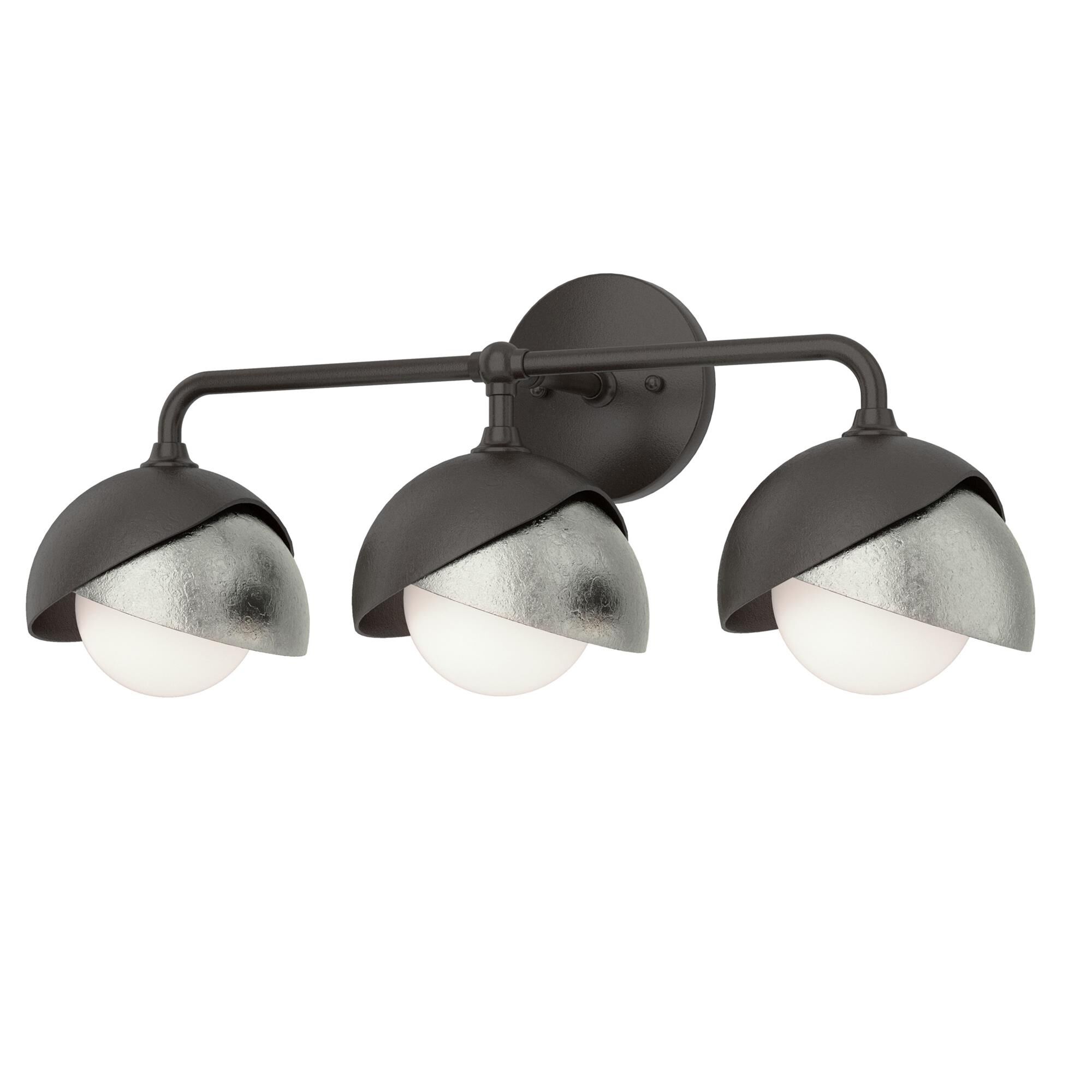 Shown in Oil Rubbed Bronze finish and Opal glass and Sterling accent