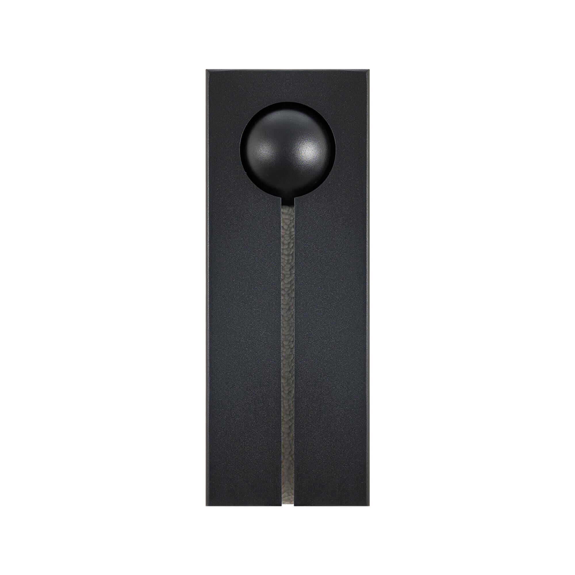 Shown in Black and Brushed Nickel finish