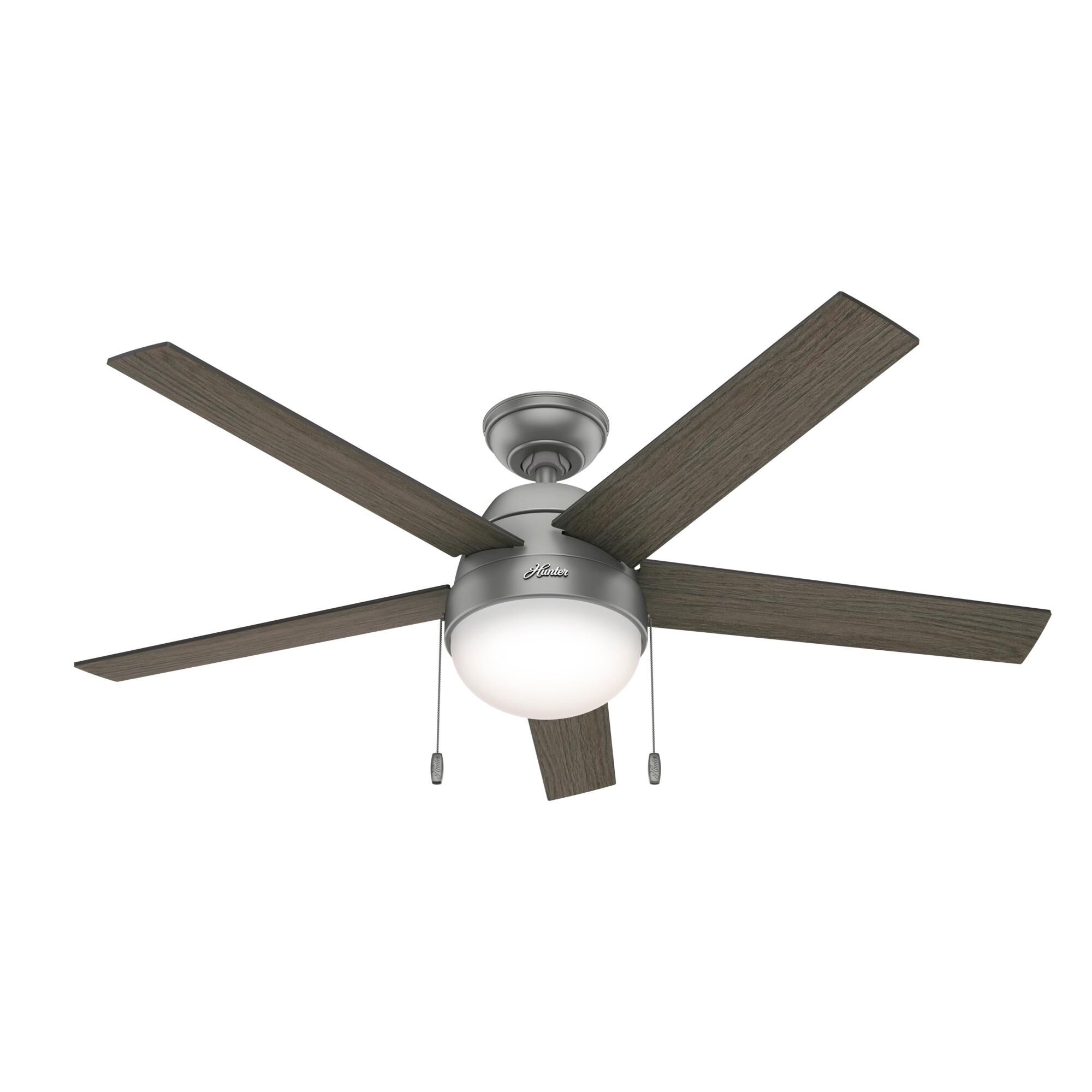 Anslee 52 Inch Ceiling Fan with Light Kit by Hunter Fan