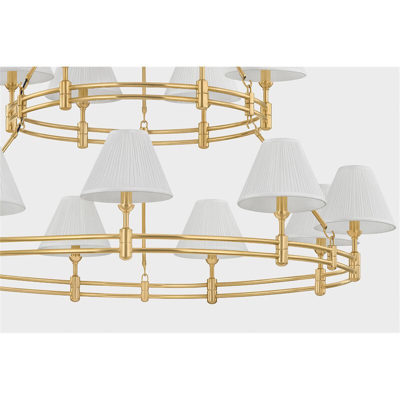 Mark D. Sikes Howard 36 Inch Chandelier by Hudson Valley Lighting