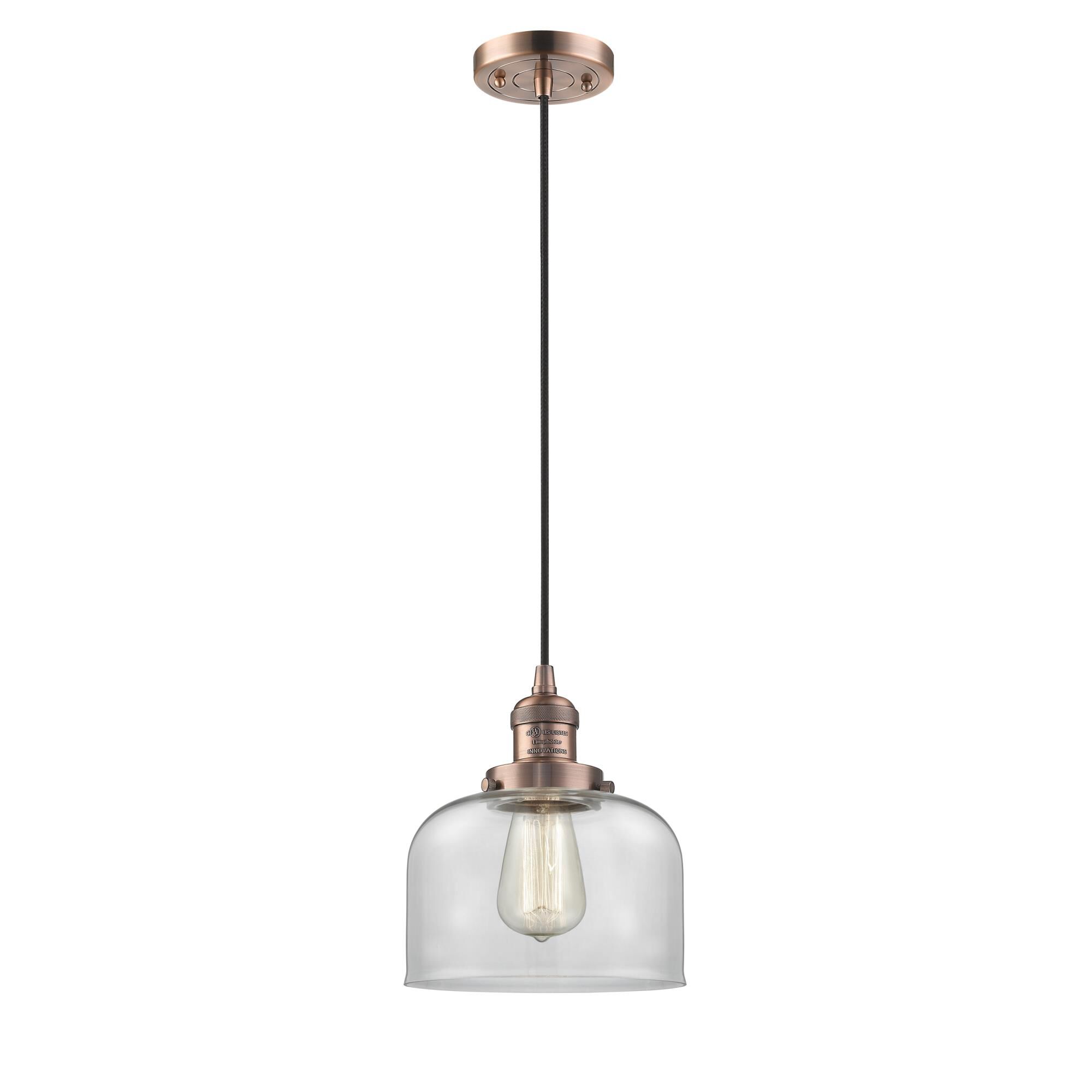 Bruno Marashlian Large Bell 8 Inch Mini Pendant by Innovations Lighting