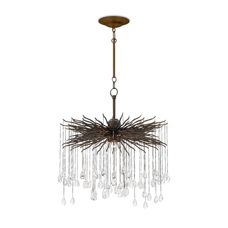 Fen Small Chandelier by Currey & Company