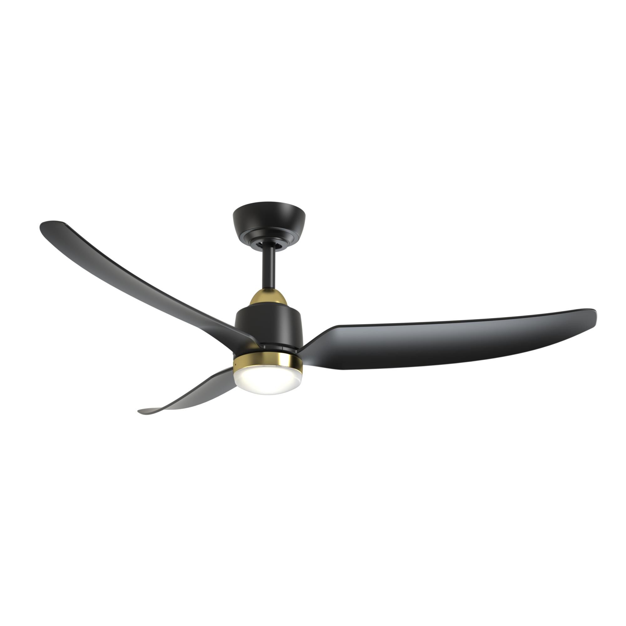 Shown in Brushed Gold finish and Frosted Polycarbonate Lens shade
