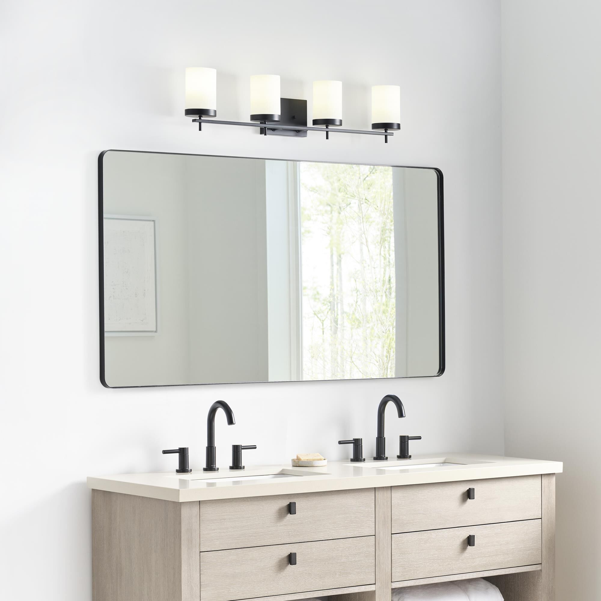 Sean Lavin Zire 34 Inch 4 Light Bath Vanity Light by Visual Comfort Studio Collection - Clearance