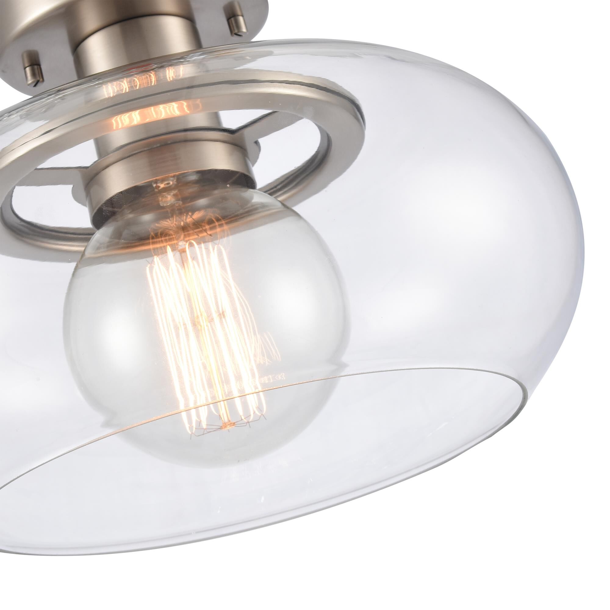 Clement 13 Inch 1 Light Semi Flush Mount by ELK Lighting