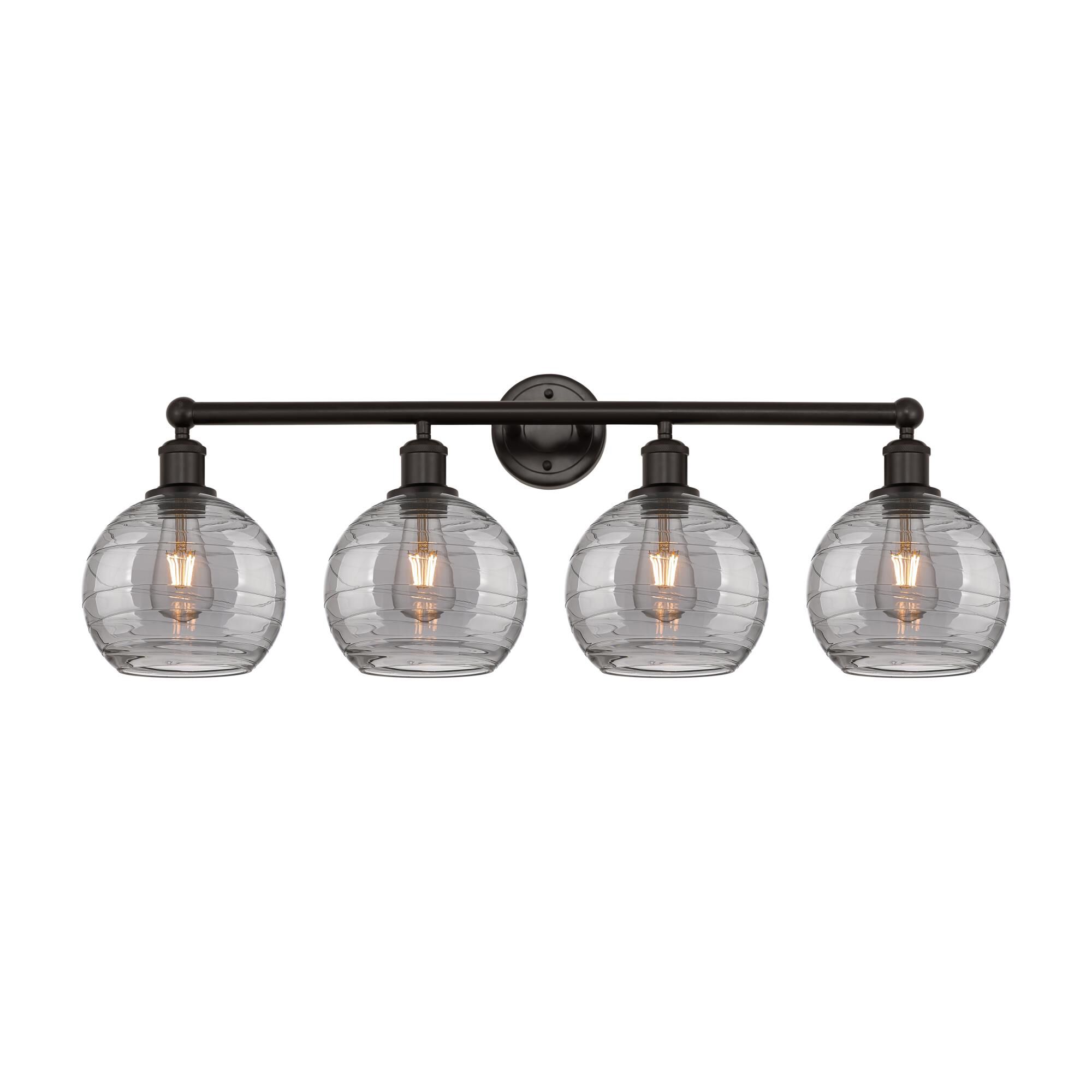 Bruno Marashlian Athens Deco Swirl 35 Inch Bath Vanity Light by Innovations Lighting