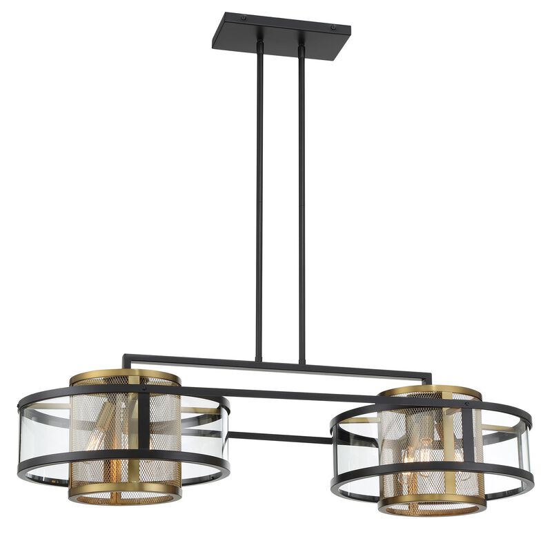 Soho Linear Suspension Light by Metropolitan Lighting