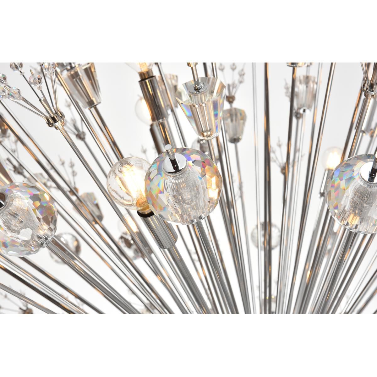 Shown in Chrome finish and Royal Cut crystal