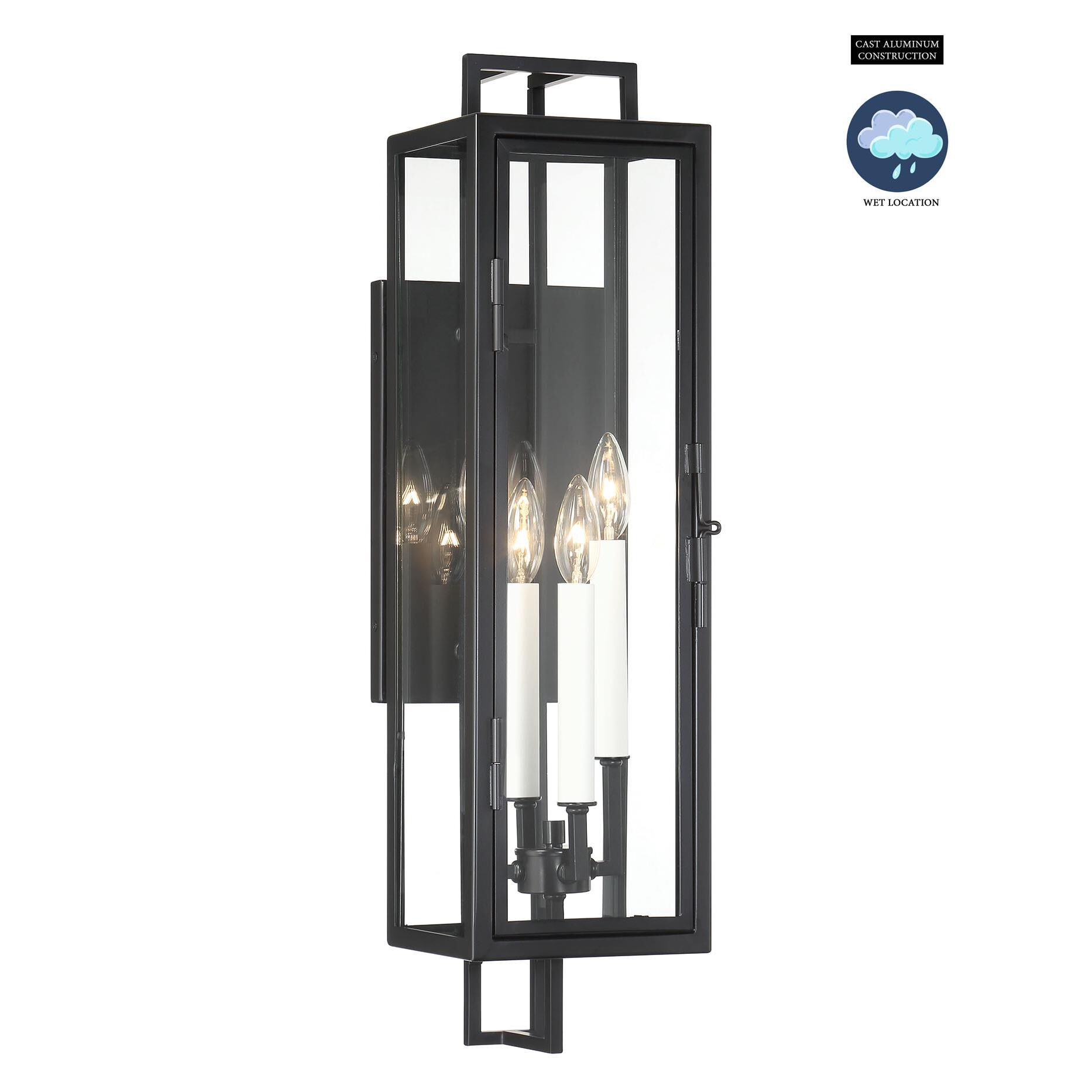 Knoll Road 27 Inch Tall 4 Light Outdoor Wall Light by Minka Lavery