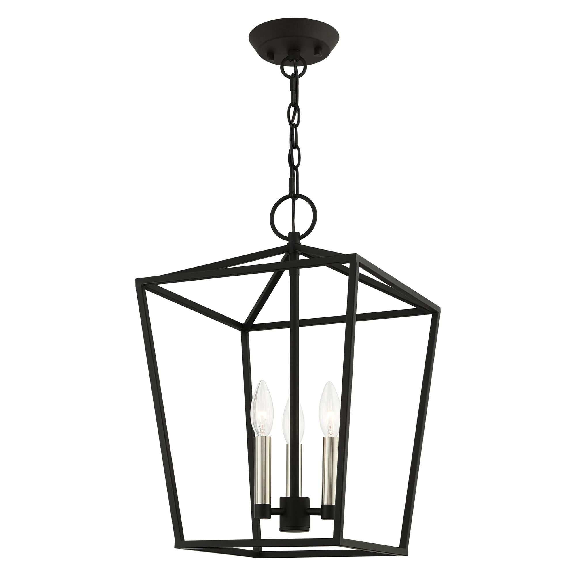 Shown in Black finish and Black Metal Shade glass and Black Metal shade