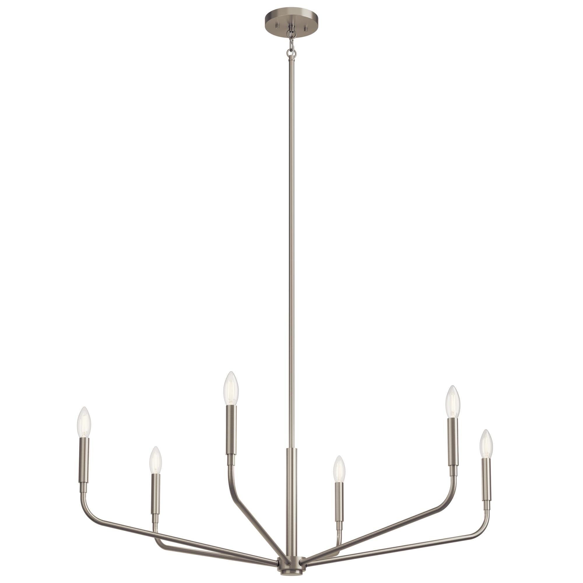 Shown in Brushed Nickel finish