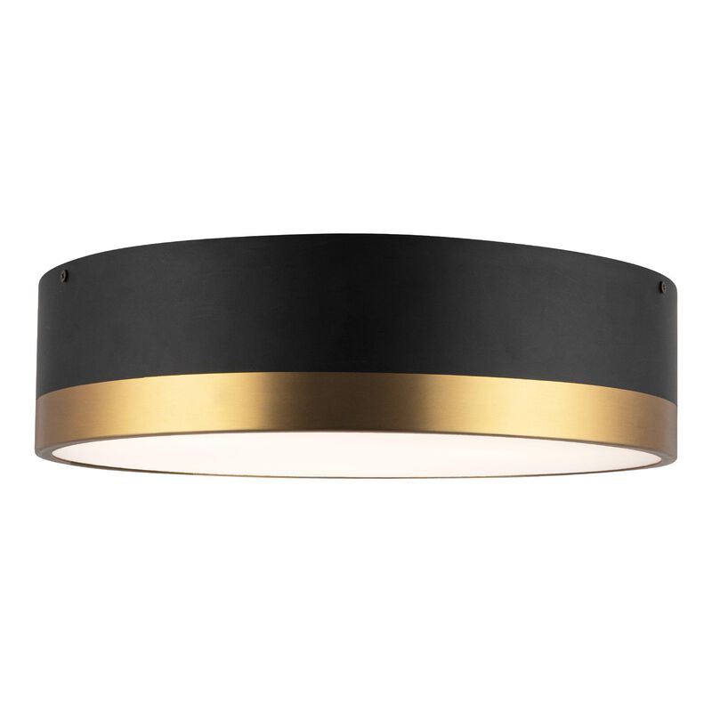 Brisbane 16 Inch 3 Light Flush Mount by Alora Mood
