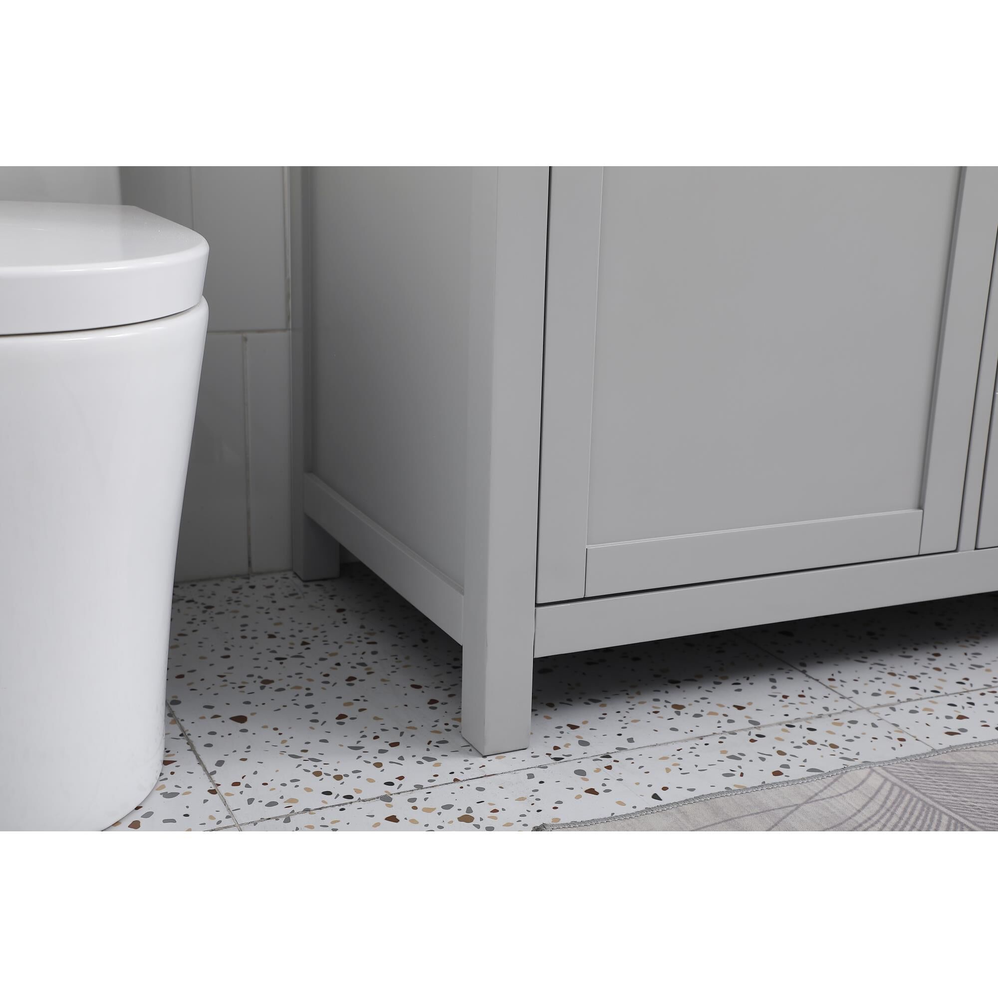 Shown in Grey finish