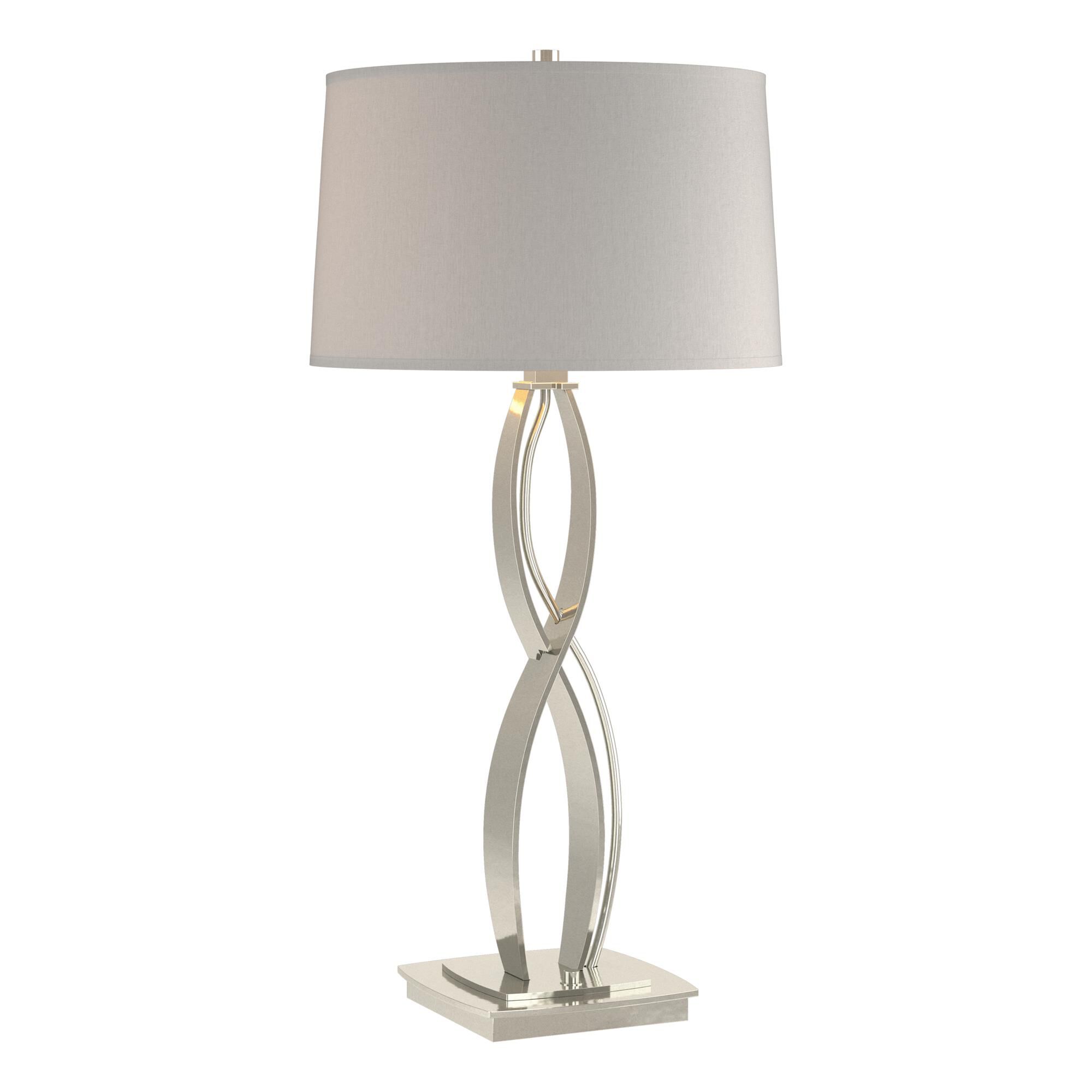 Shown in Sterling finish and Flax shade