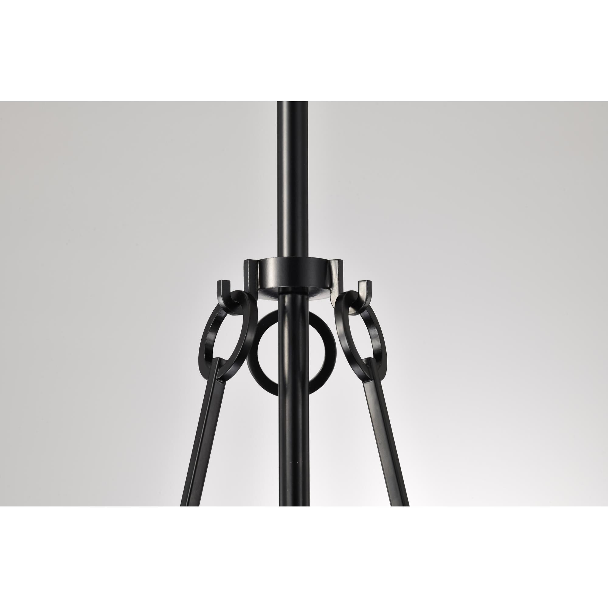 Shown in Black finish and Hammered glass